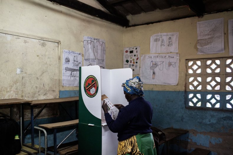 Zambian voter