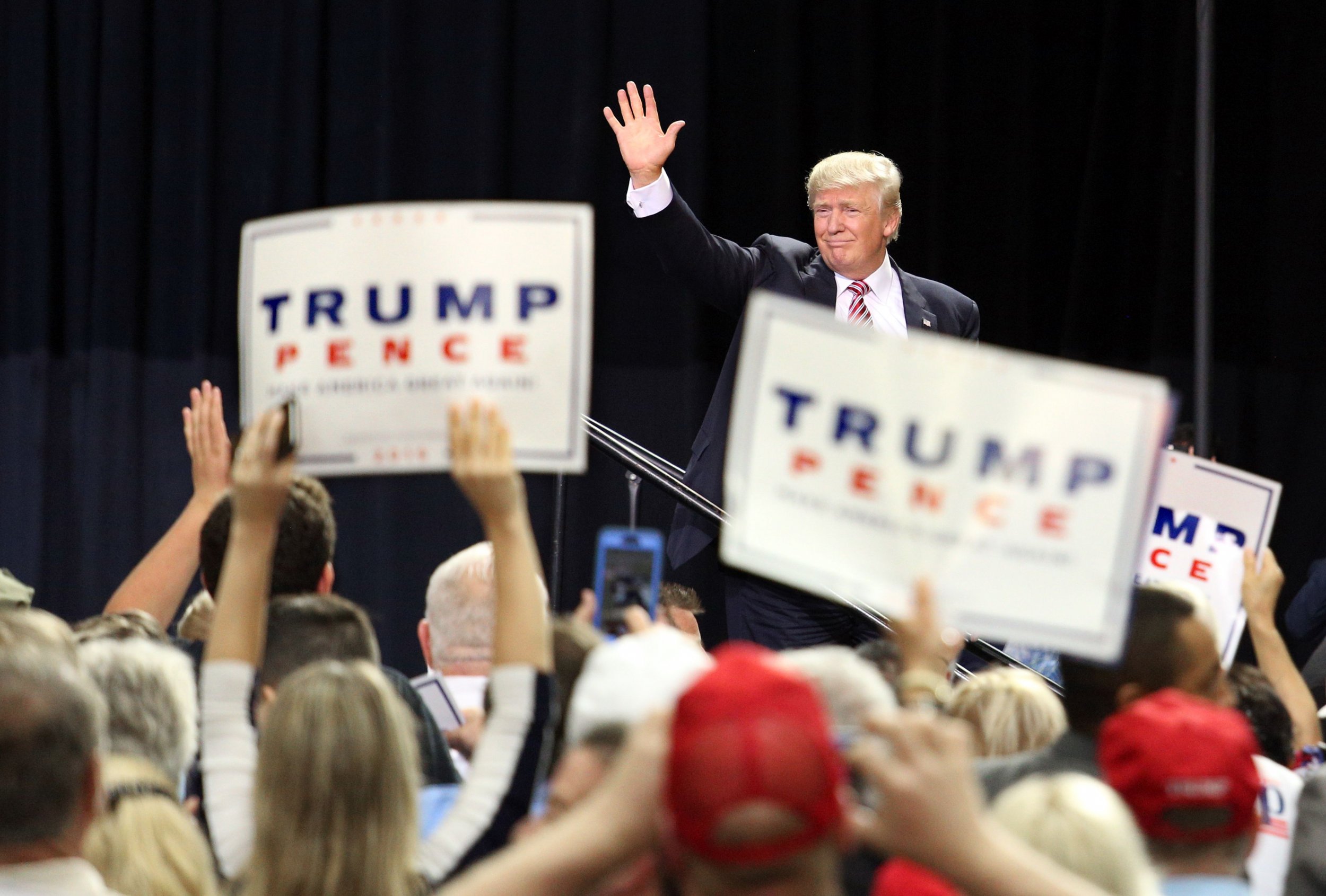 Donald Trump speaking in Florida