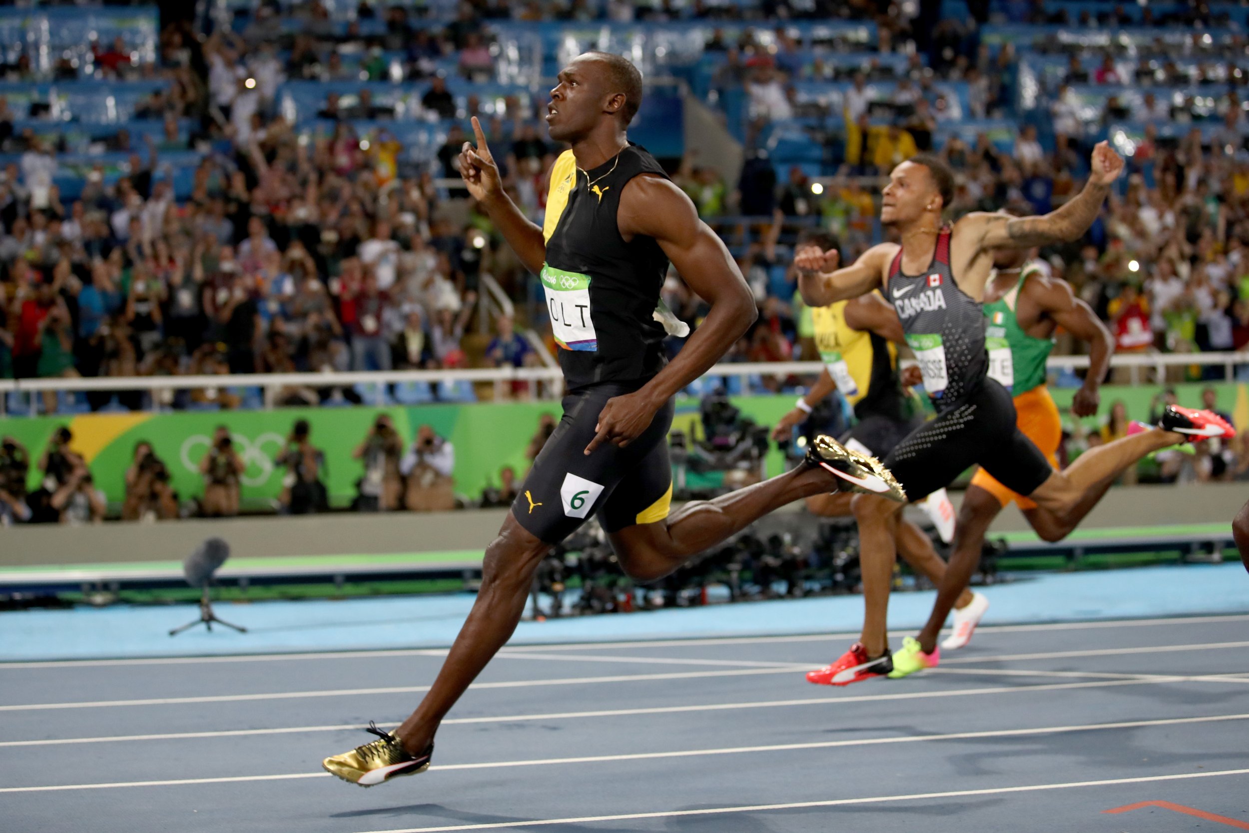 Jamaican sprinter Usain Bolt