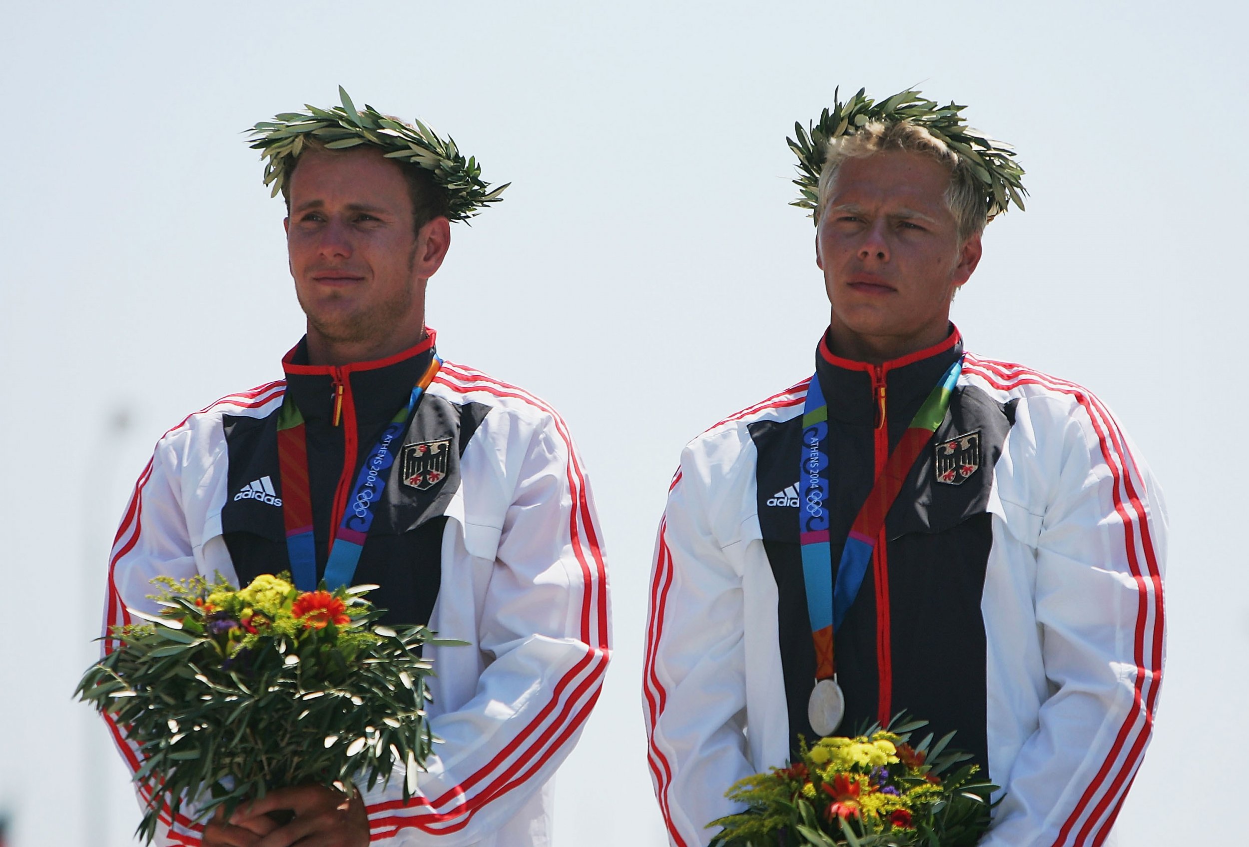 Stefan Henze, left, in Athens in 2004.