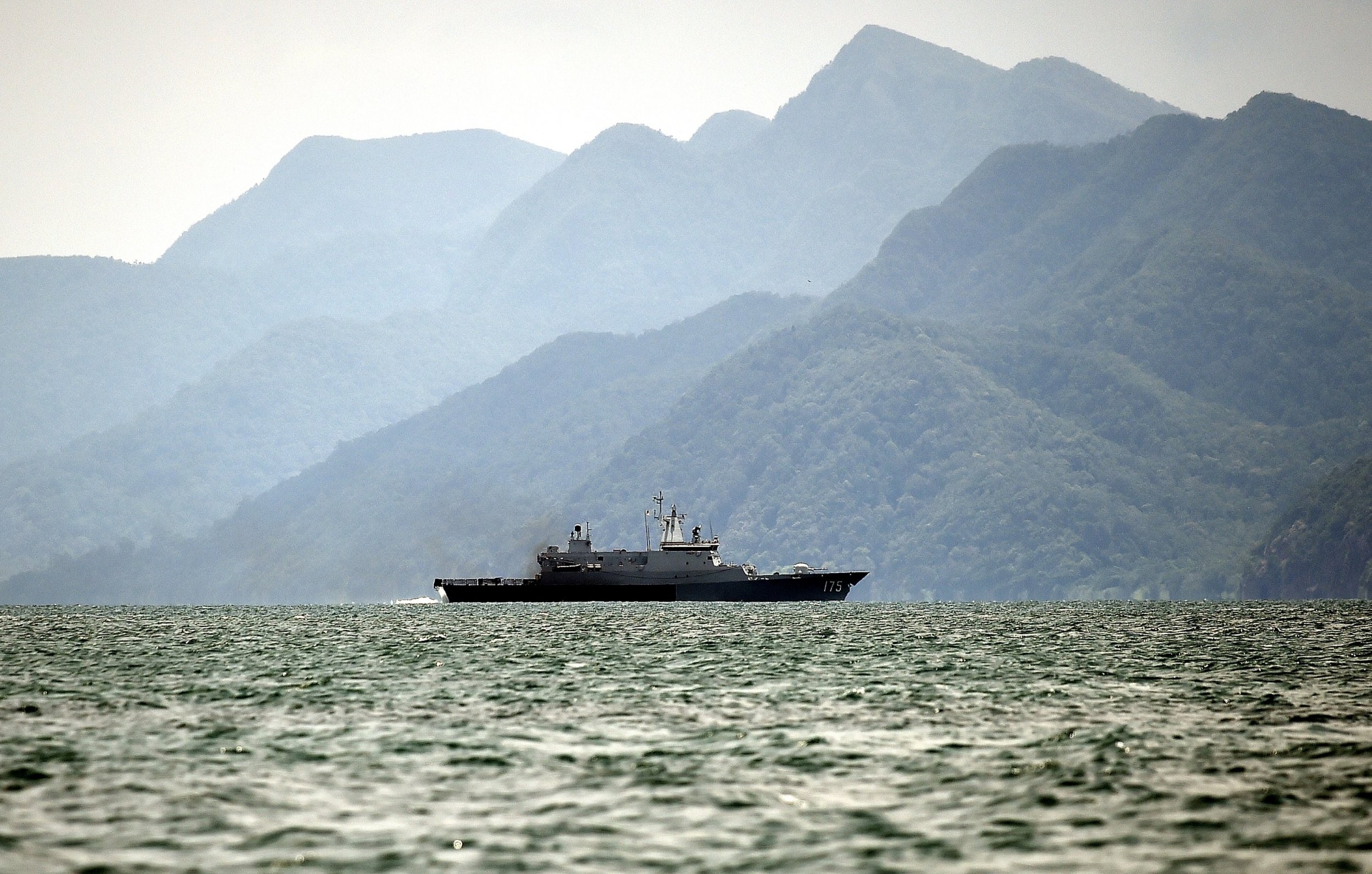 Malaysian navy ship