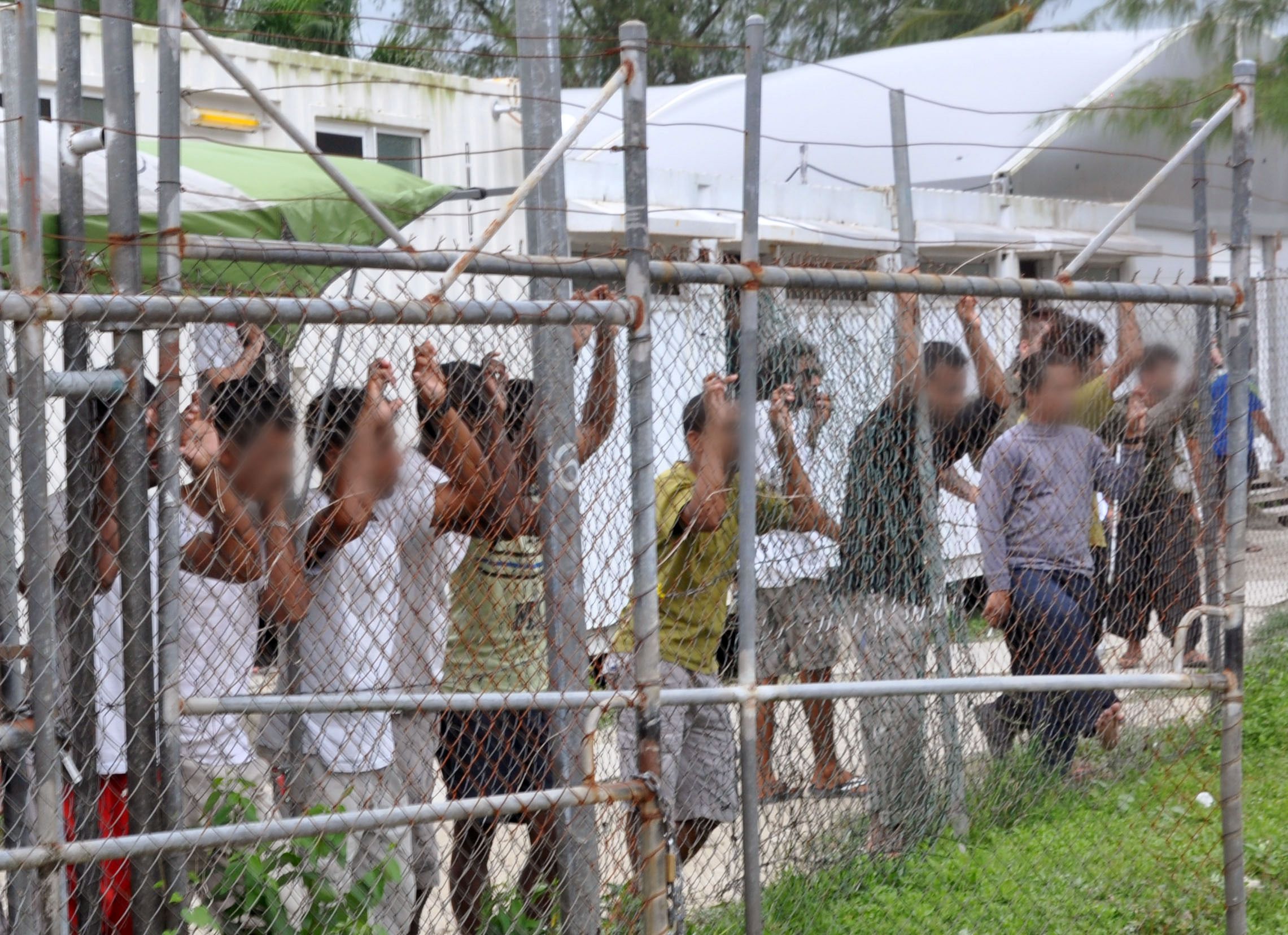 Asylum seekers on Manus Island