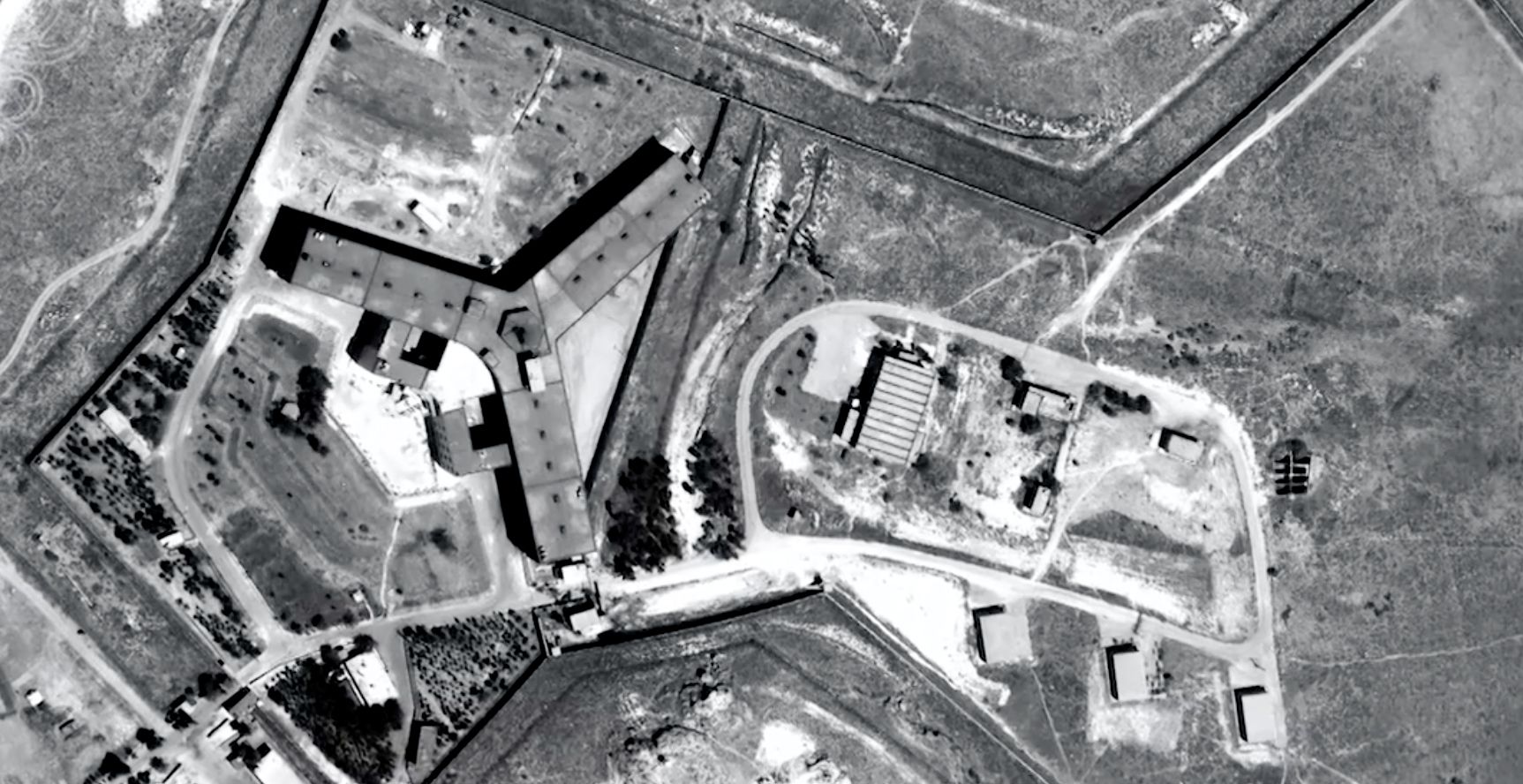 Saydnaya prison, near Damascus, Syria