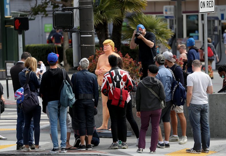 Donald Trump statue