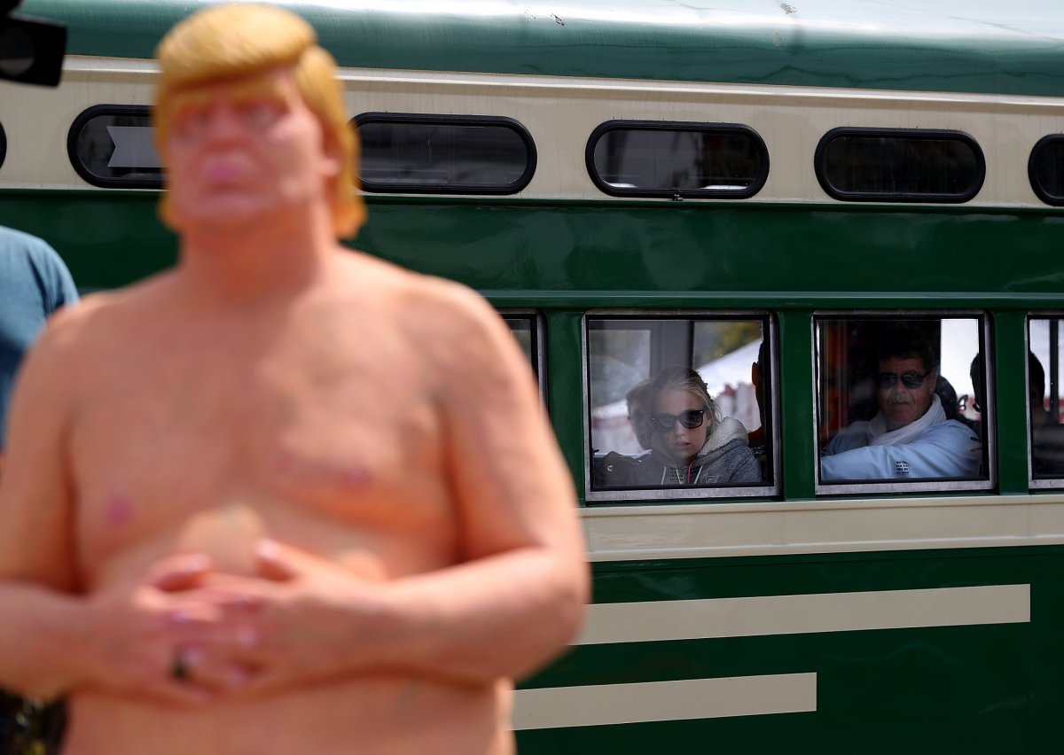 Trump train passengers