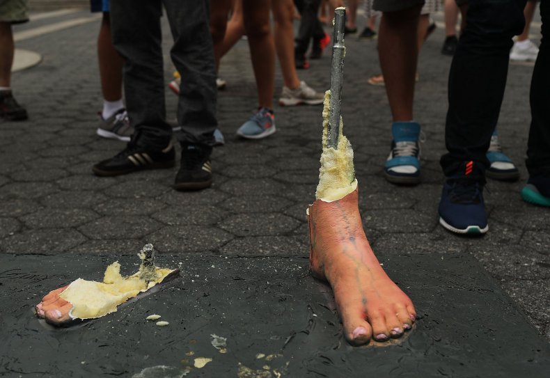 Trump foot
