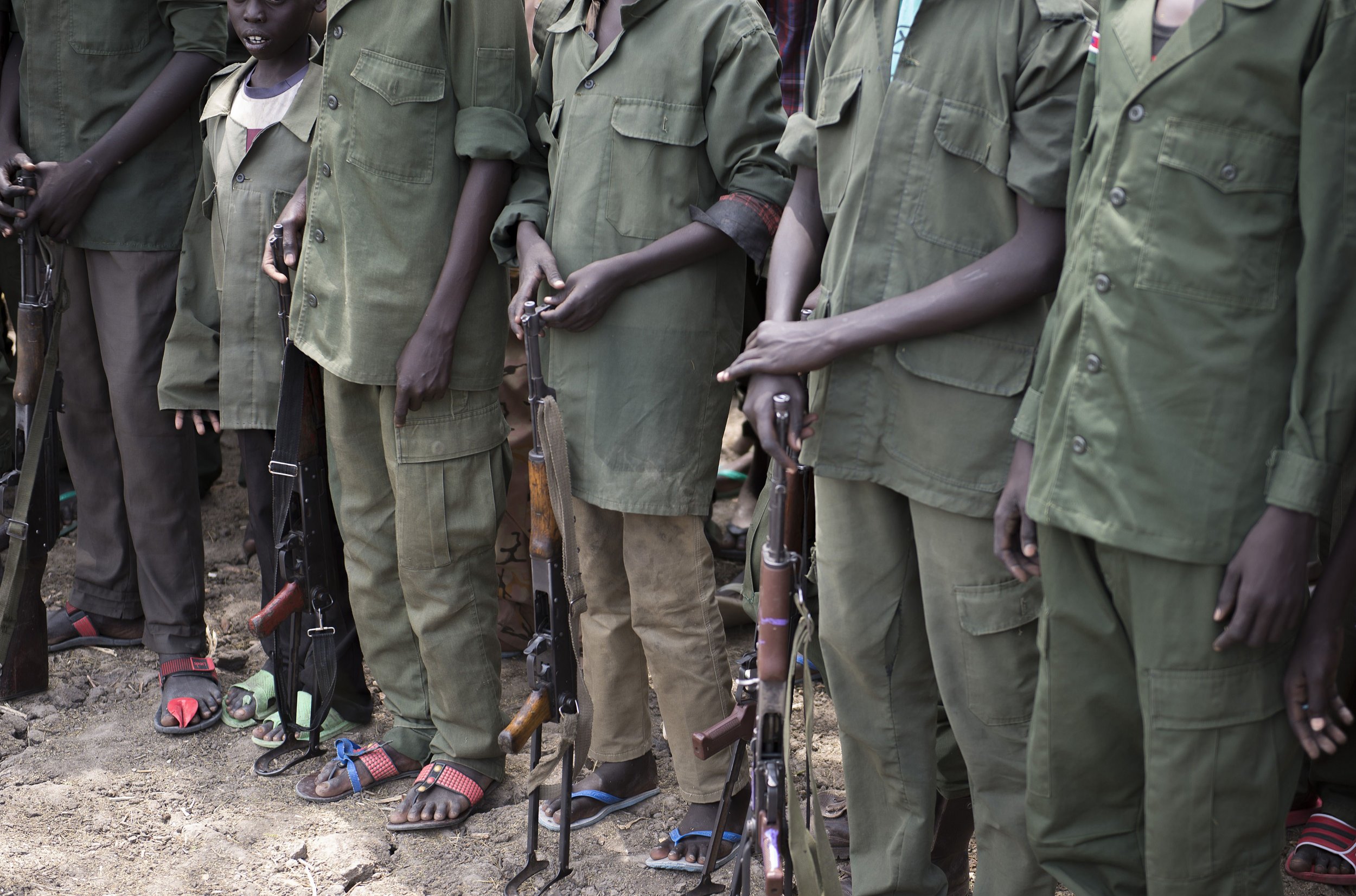 South Sudan child soldiers