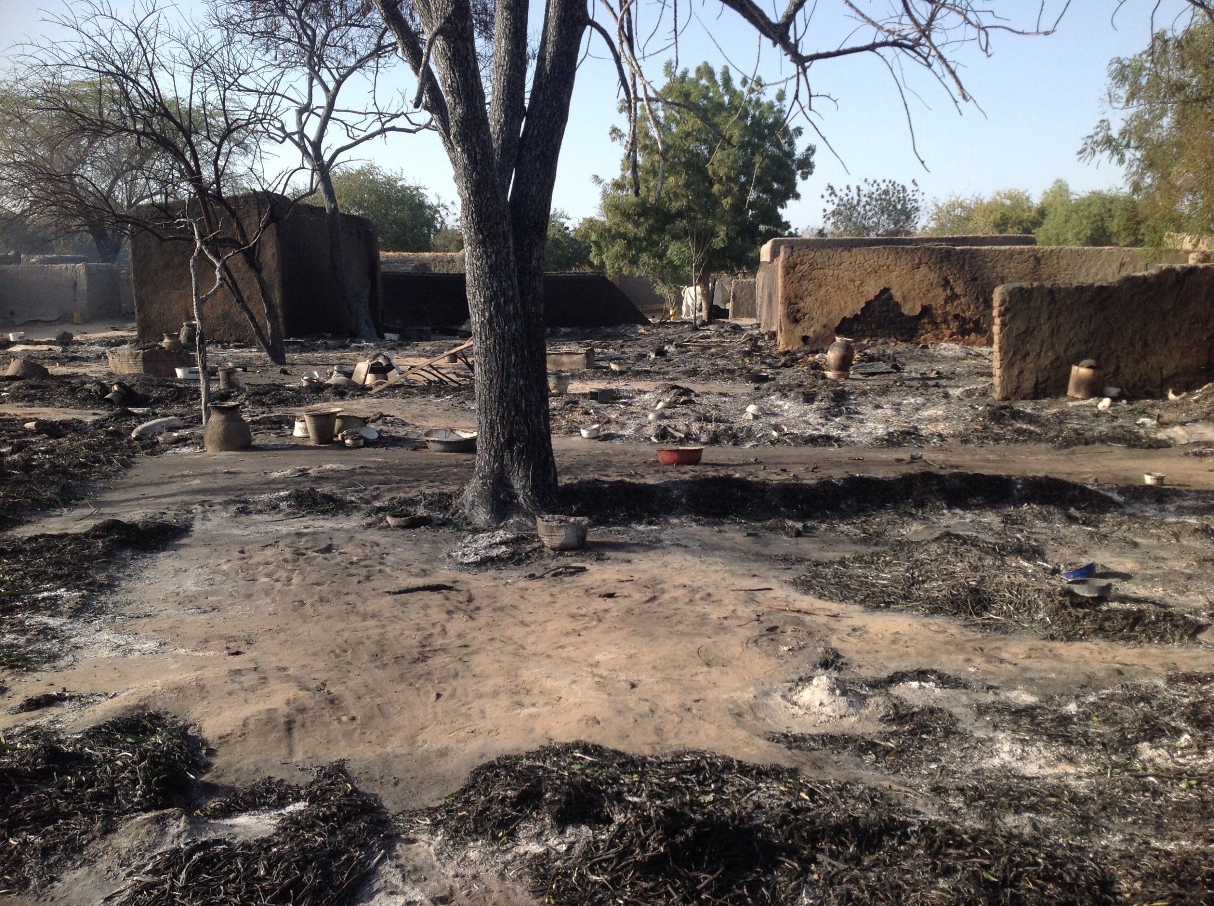 Boko Haram burnt village