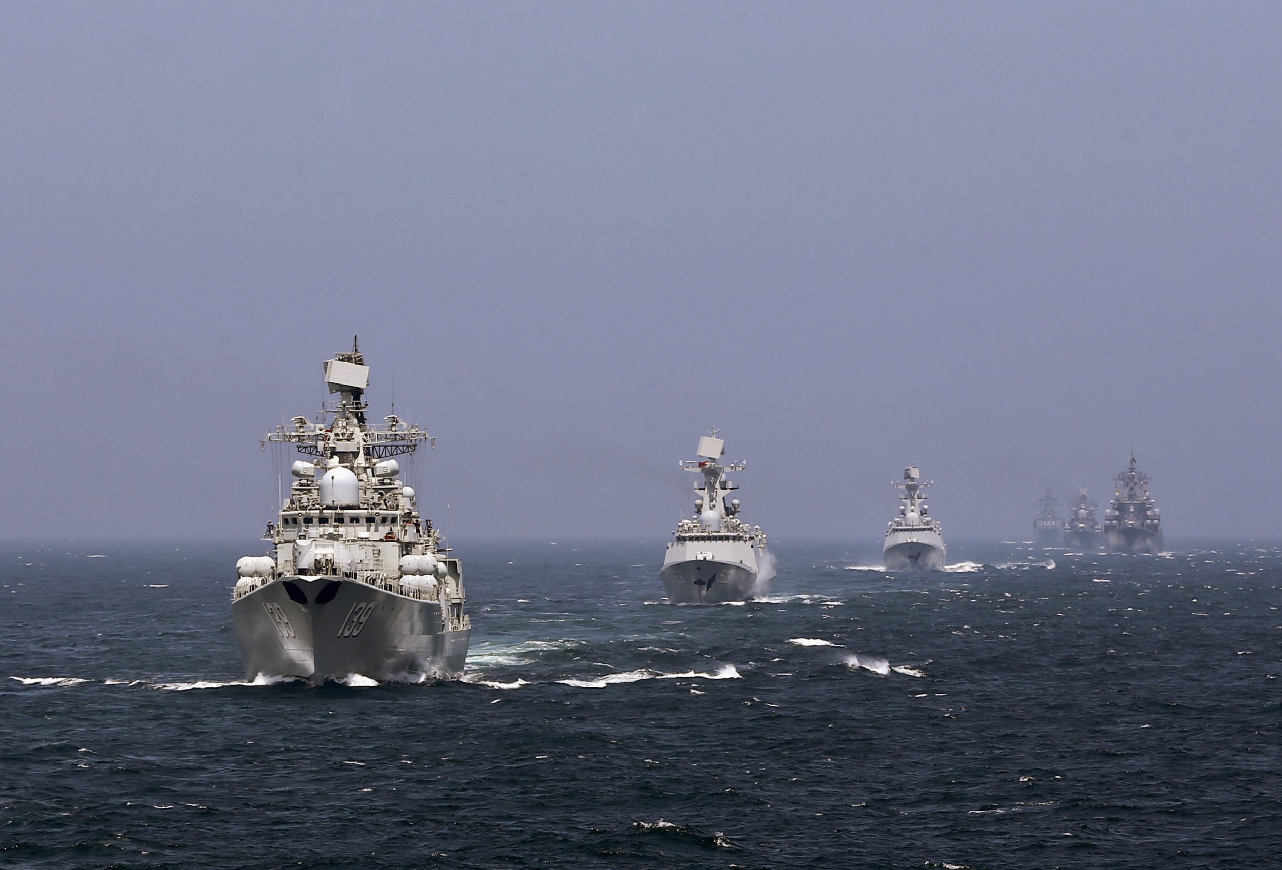 China Russia navies