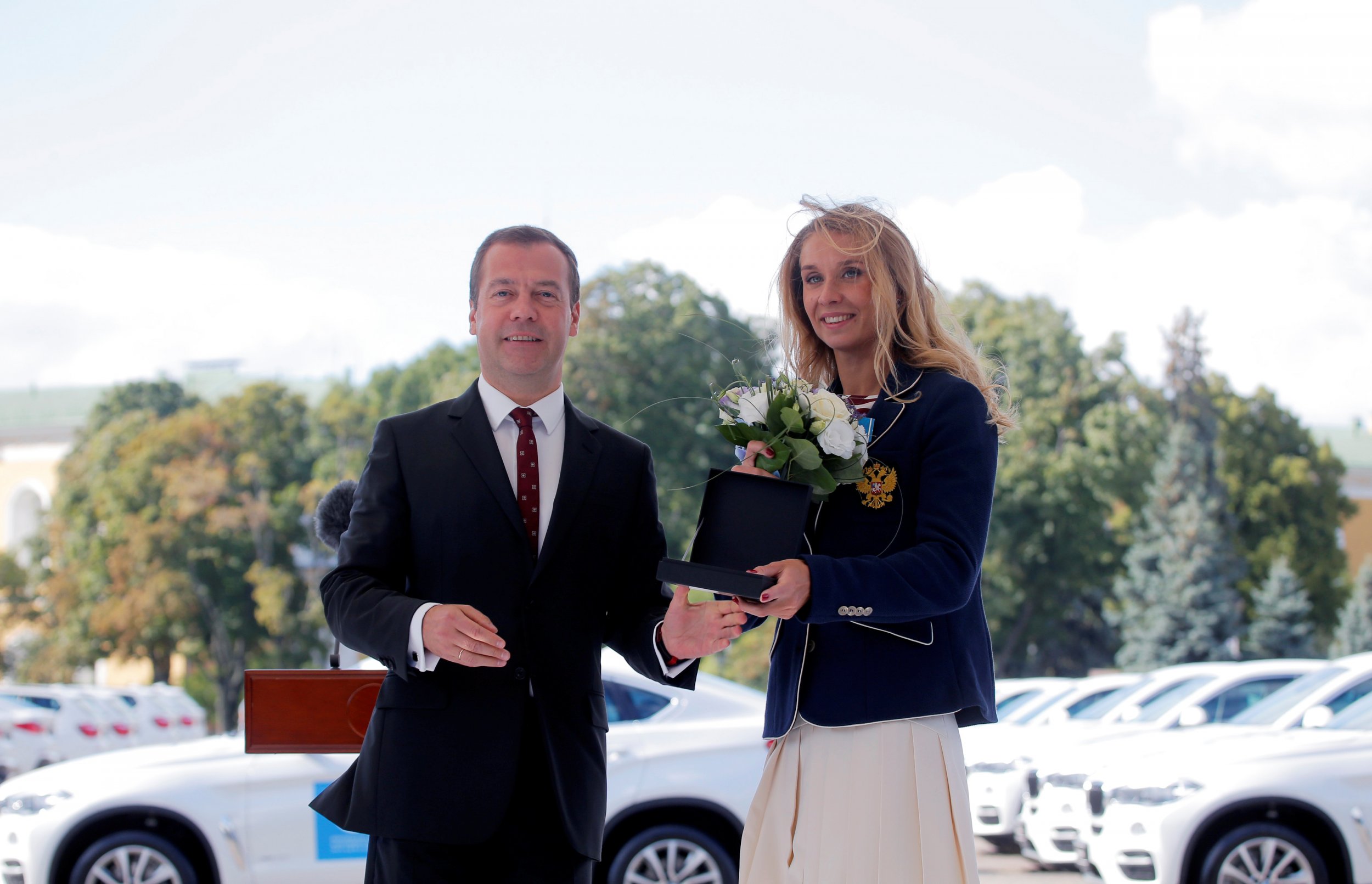 Dmitry Medvedev and Natalia Ischenk