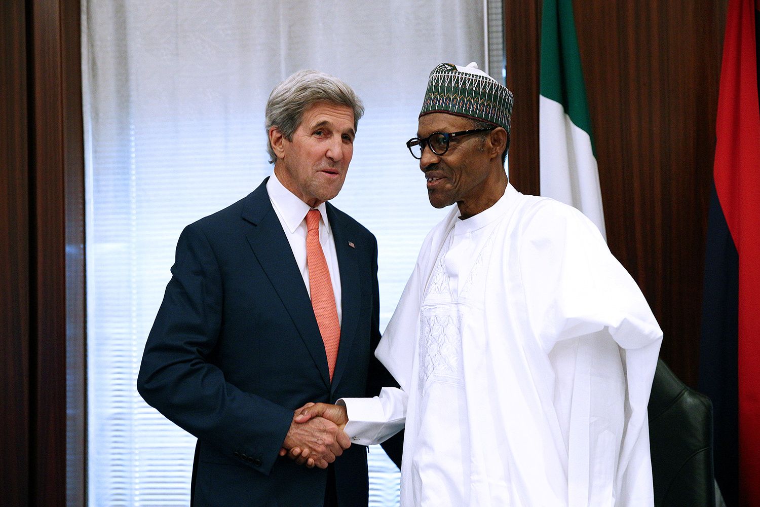 Muhammadu Buhari with John Kerry