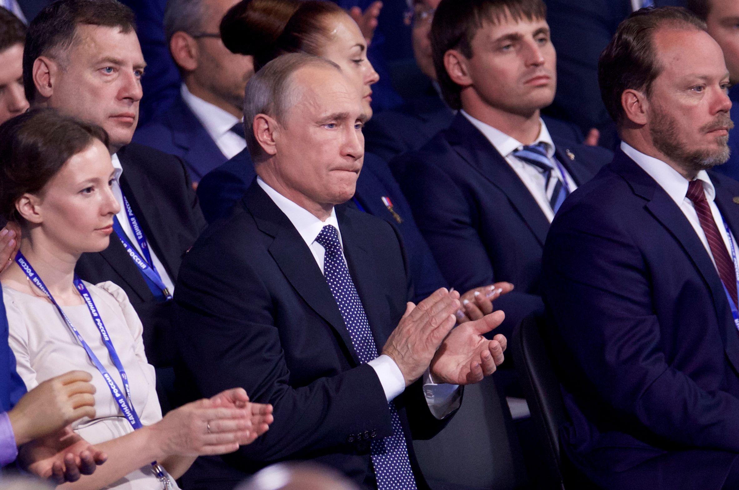 Putin at United Russia meeting