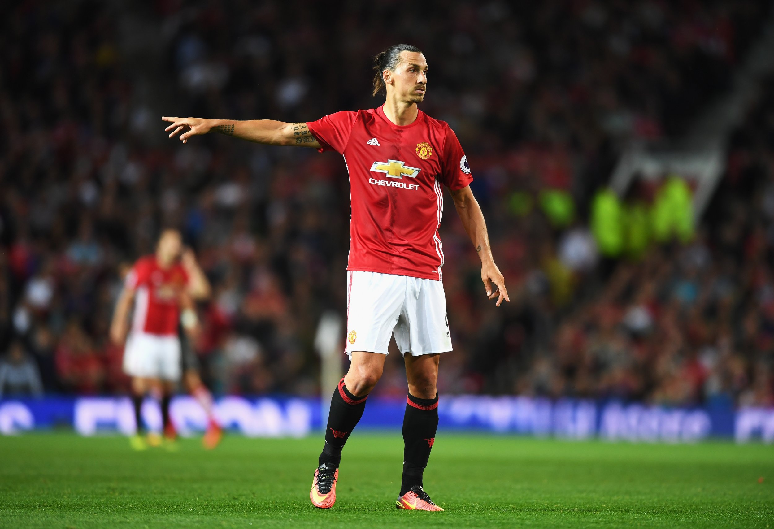 Manchester United striker Zlatan Ibrahimovic