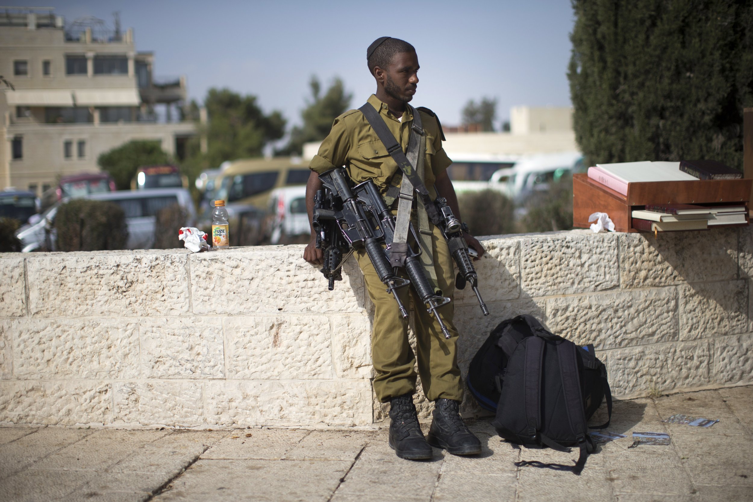 Israeli Ethiopian soldier