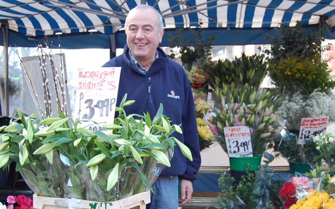 Florist Stephen Leyland