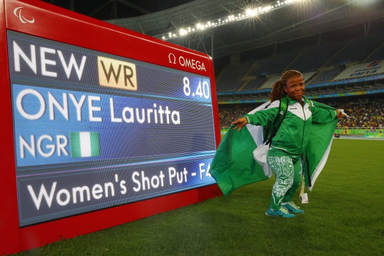 Nigeria's Lauritta Onye Nigeria's Lauritta Onye