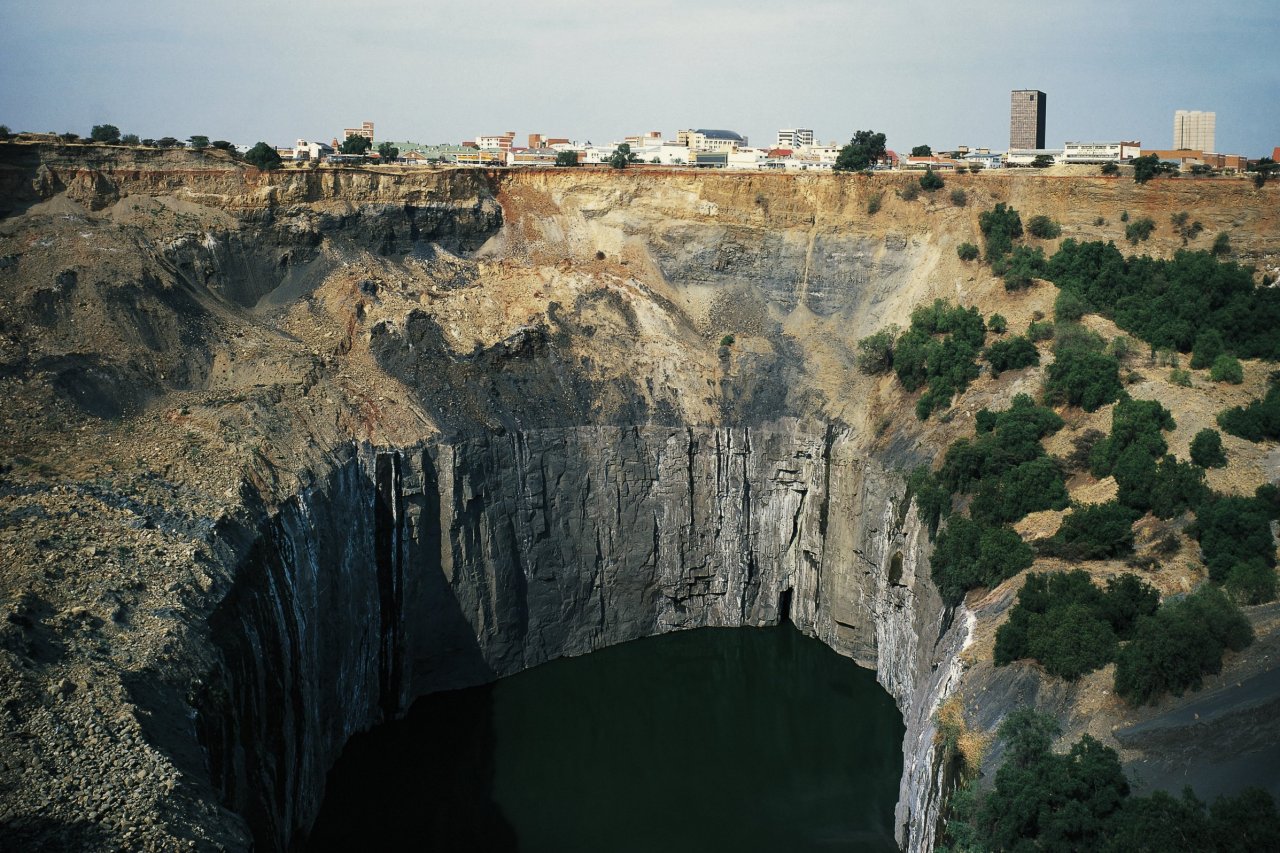 The Big Hole, a diamond mine in South Africa