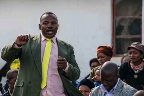 Anti-mining activist Sikhosiphi ‘Bazooka’ Rhadebe