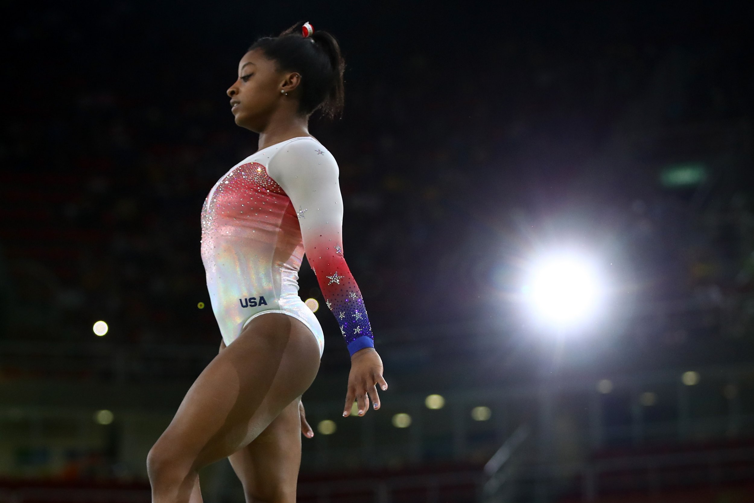 US gymnast Simone Biles.
