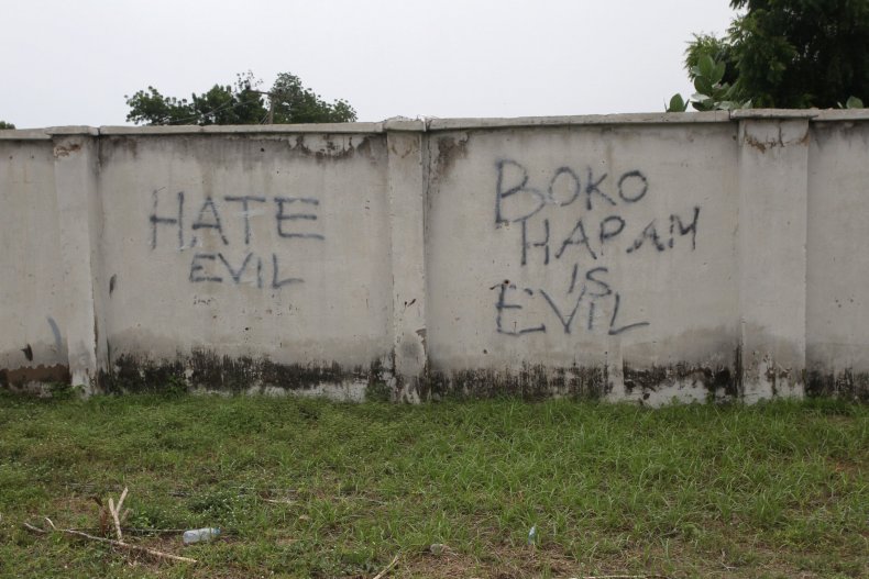 Anti-Boko Haram graffiti