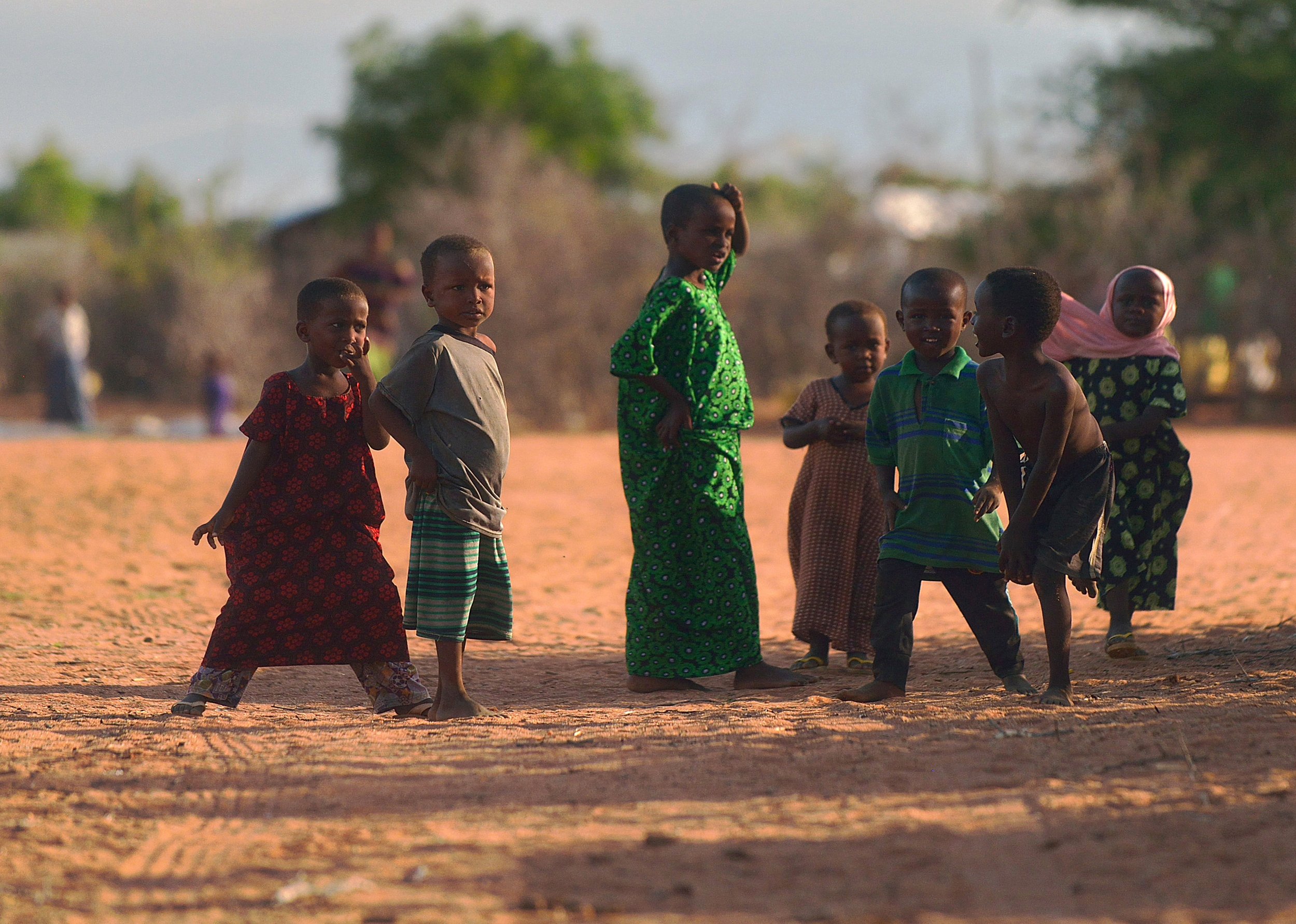 Somali refugee children in Dadaab