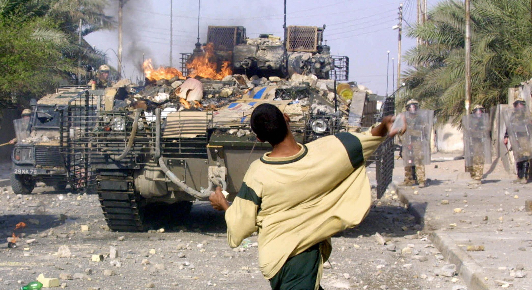 Iraqi protester