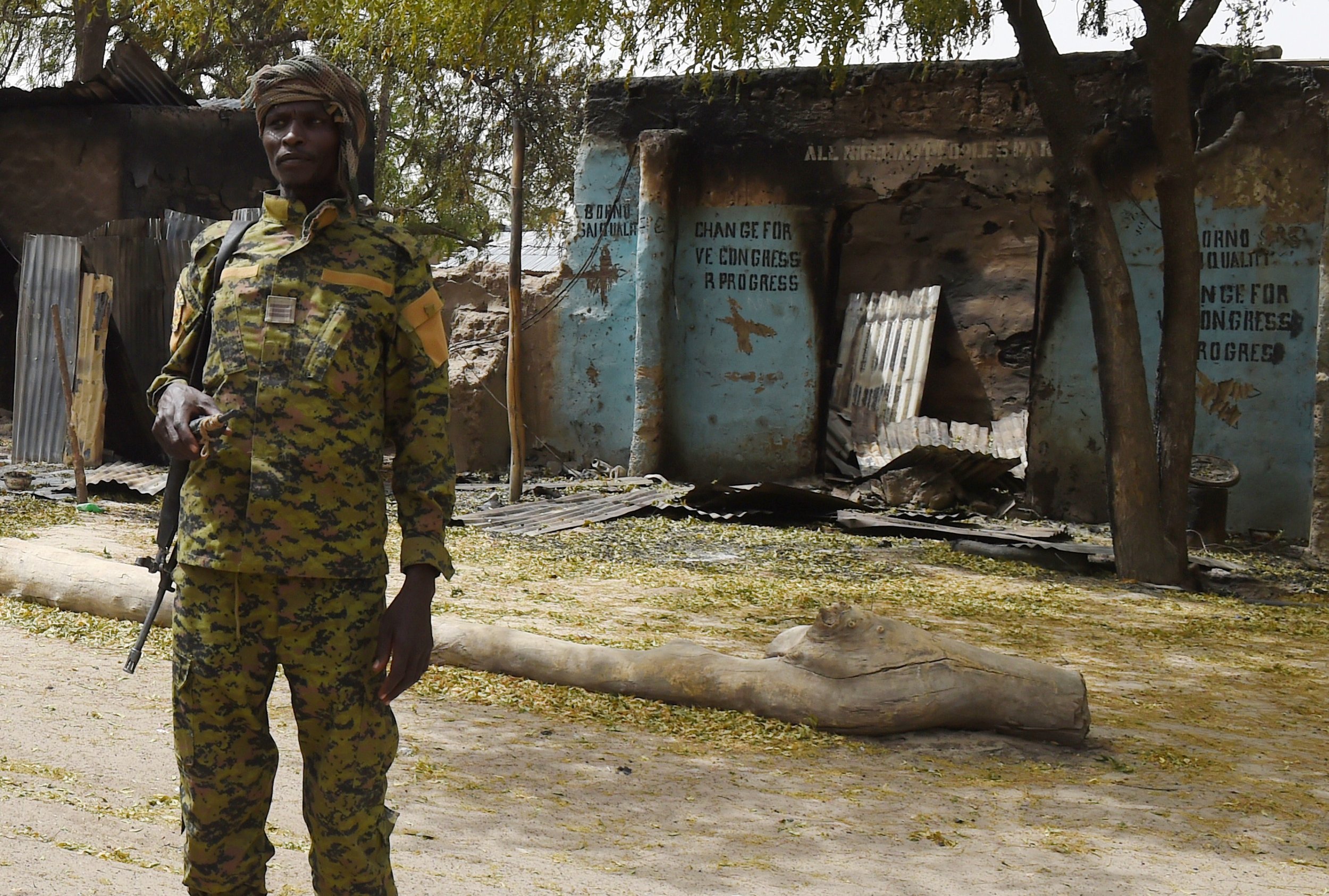 Nigerian Soldier in Malam Fatori