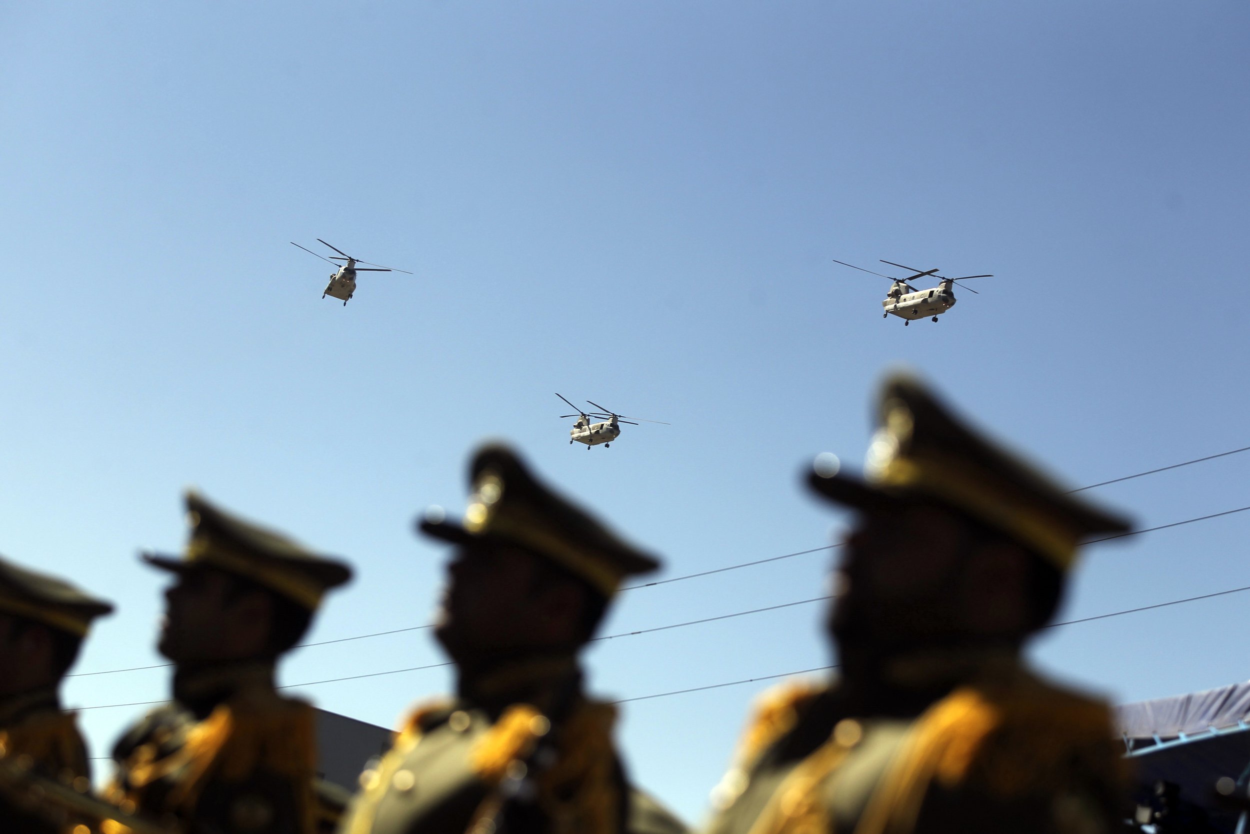 Iranian military parade in Tehran