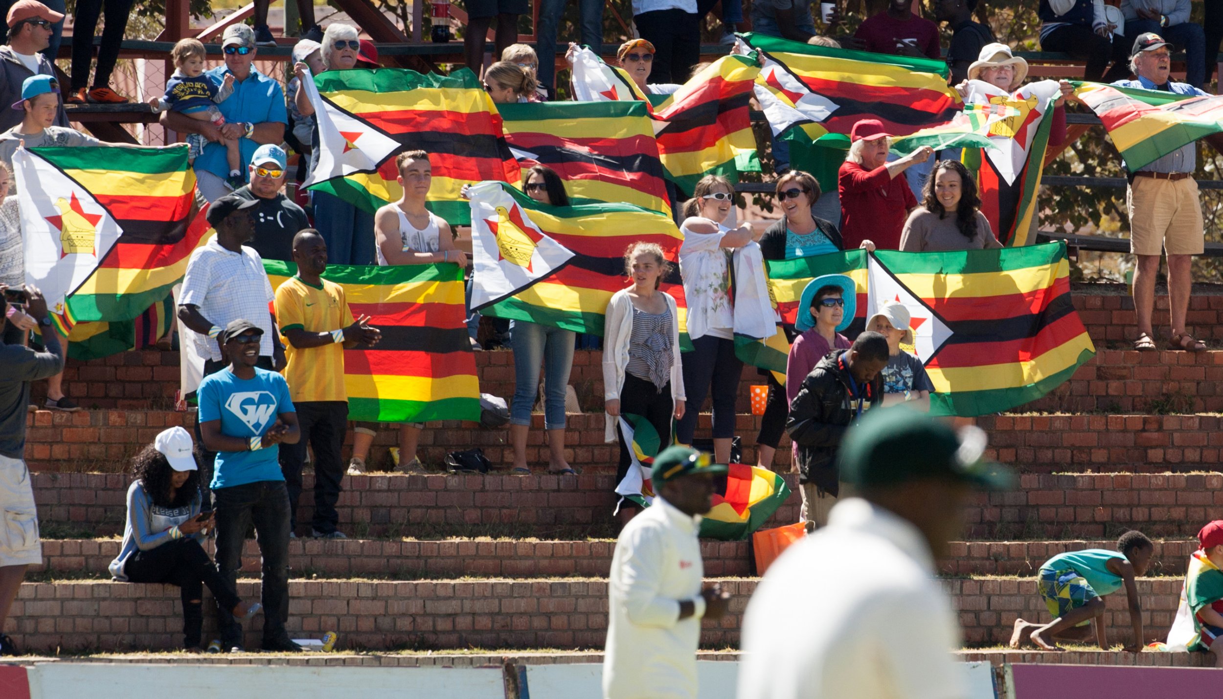 Zimbabwe flag cricket match