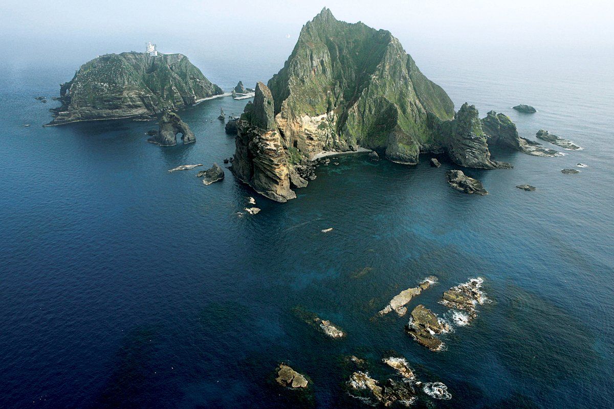 Why Japan And South Korea Are Feuding Over A Cluster Of Rocks 