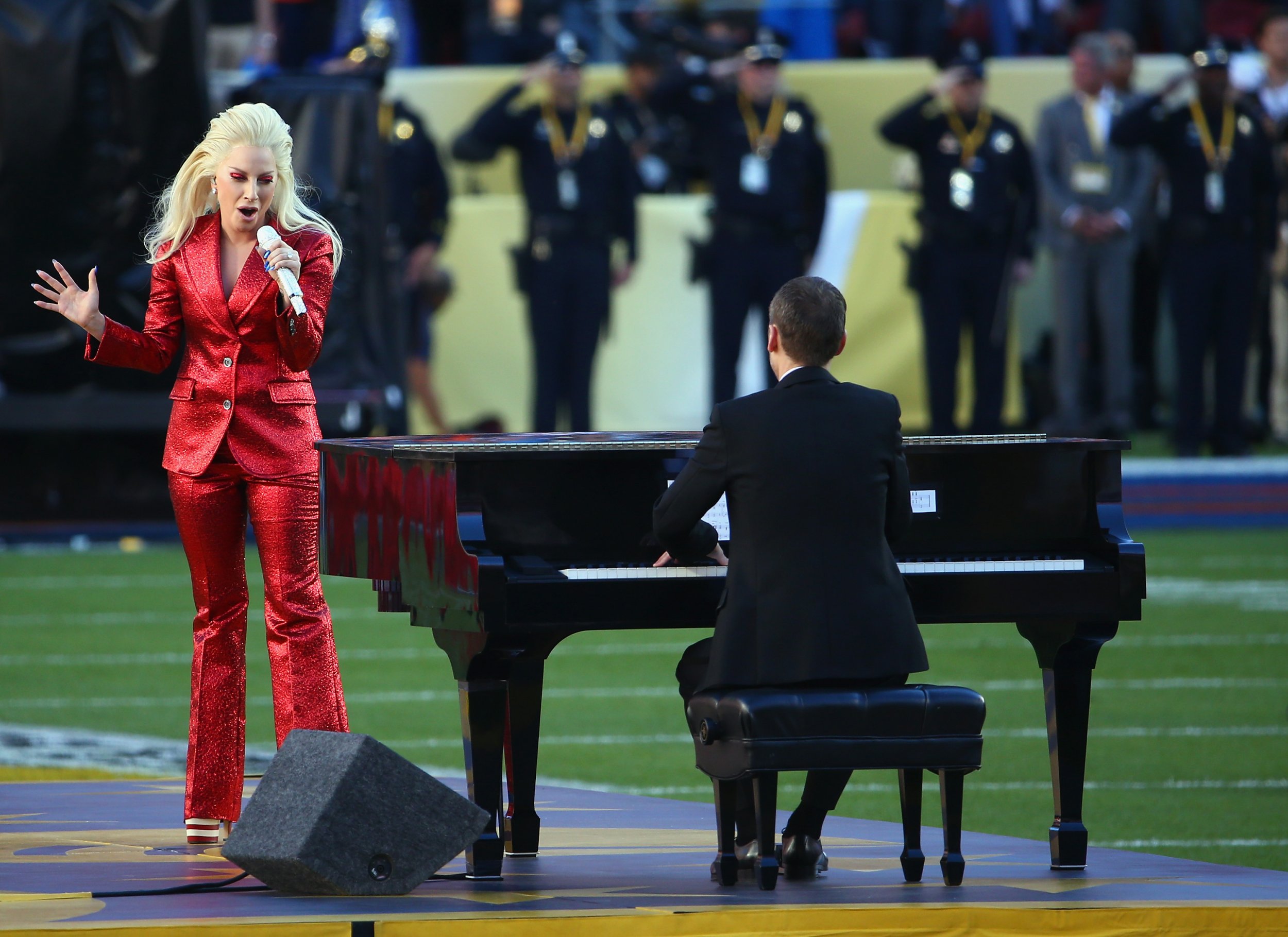 Lady Gaga at the Super Bowl