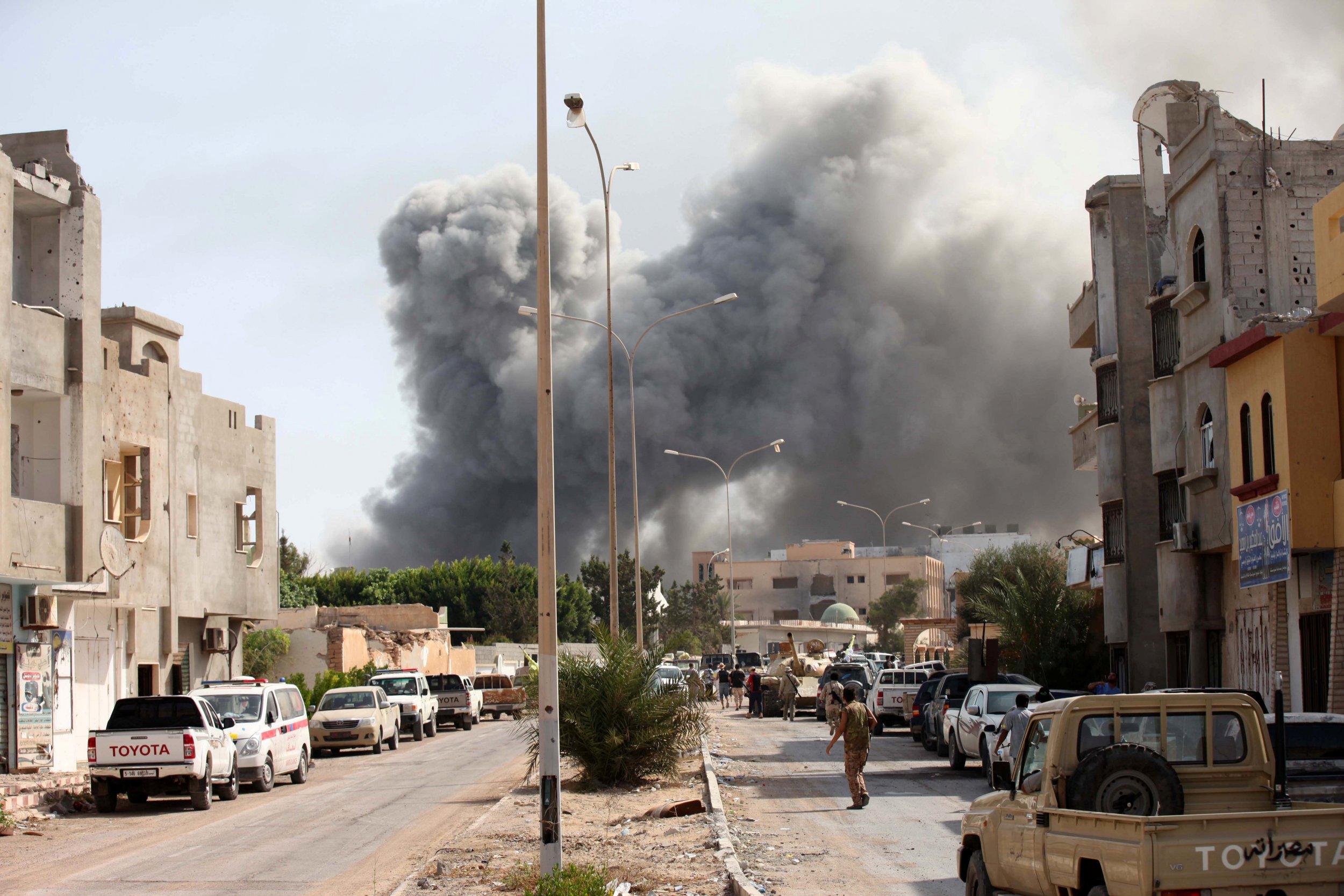 Clashes in Libya's Sirte