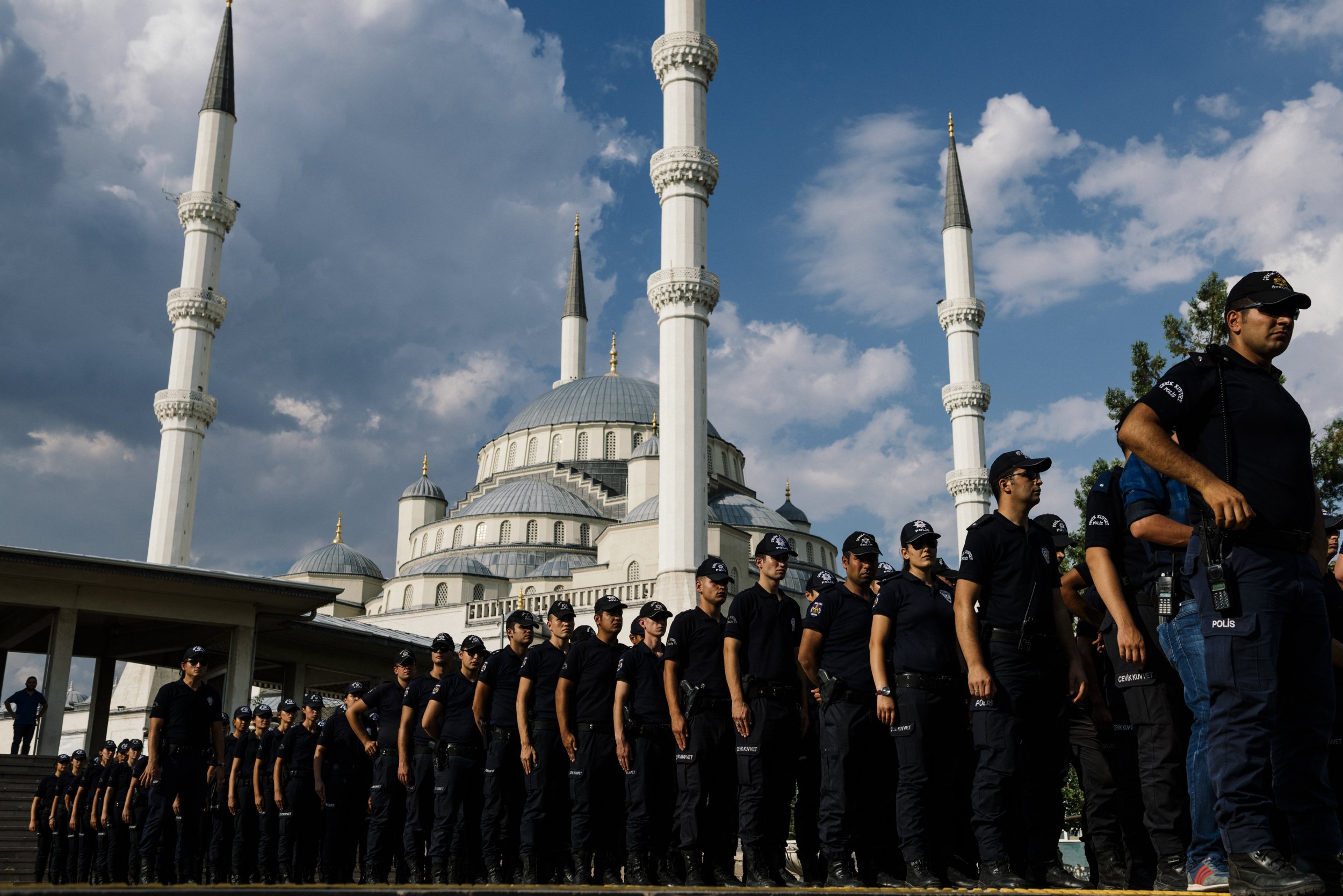 Turkish police in Ankara