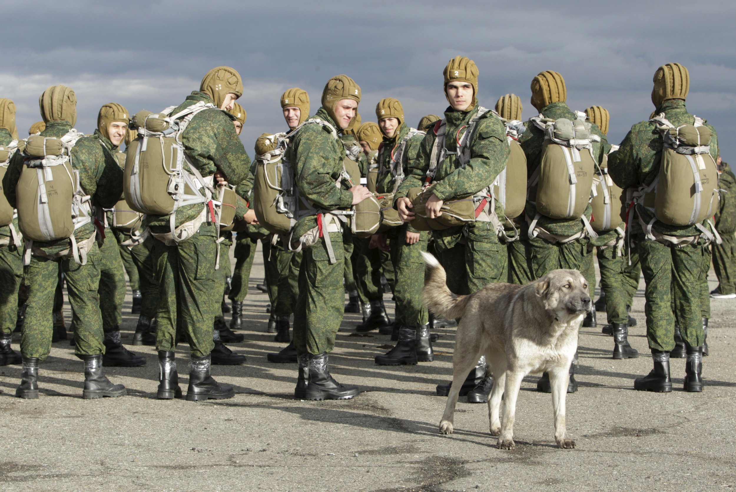 Russian paratroopers