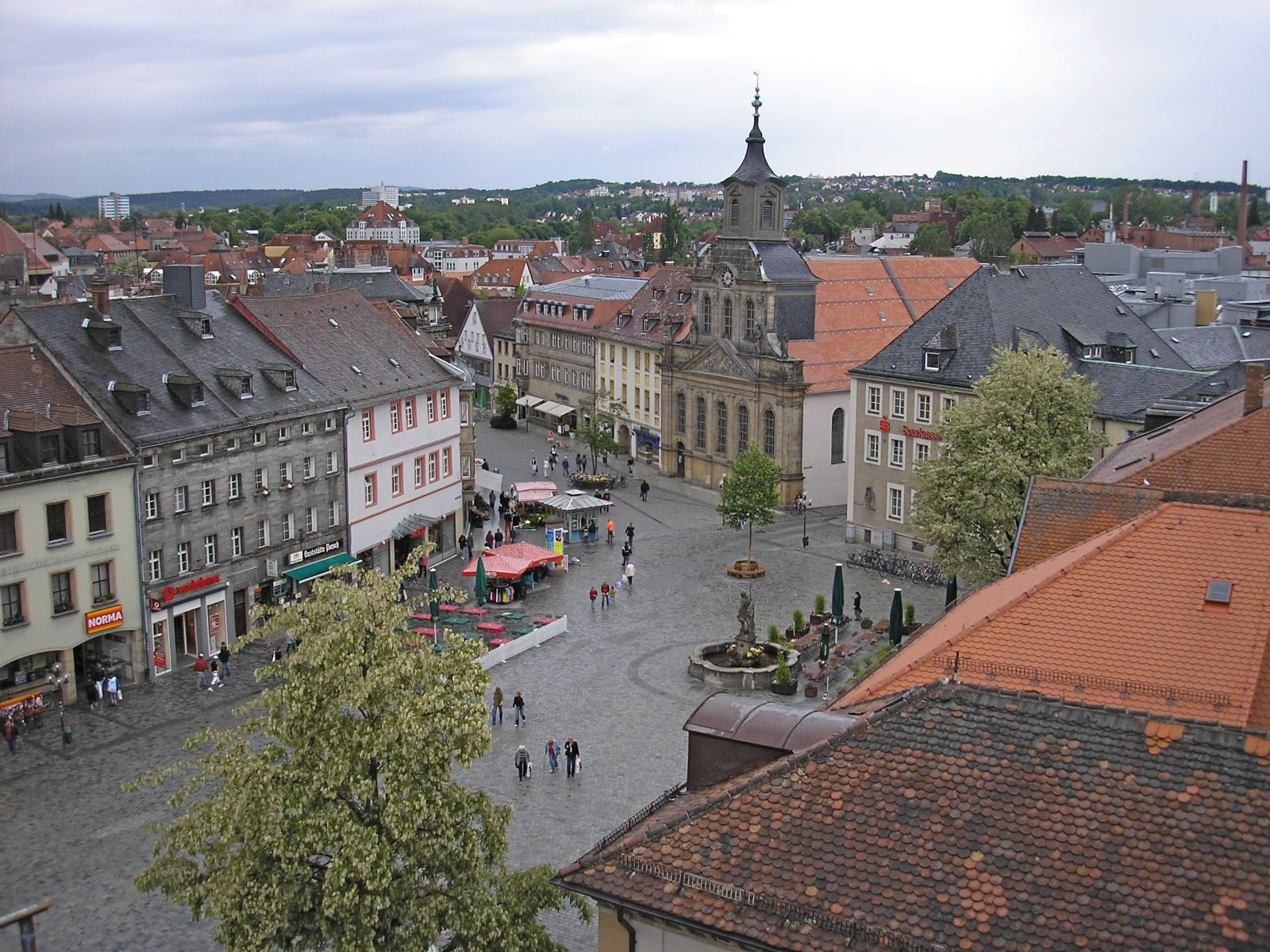 Bayreuth town square