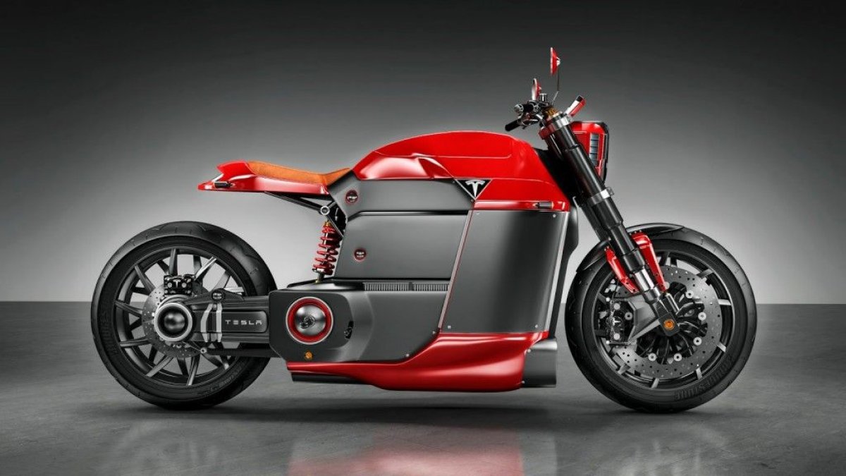 tesla electric motorcycle bike