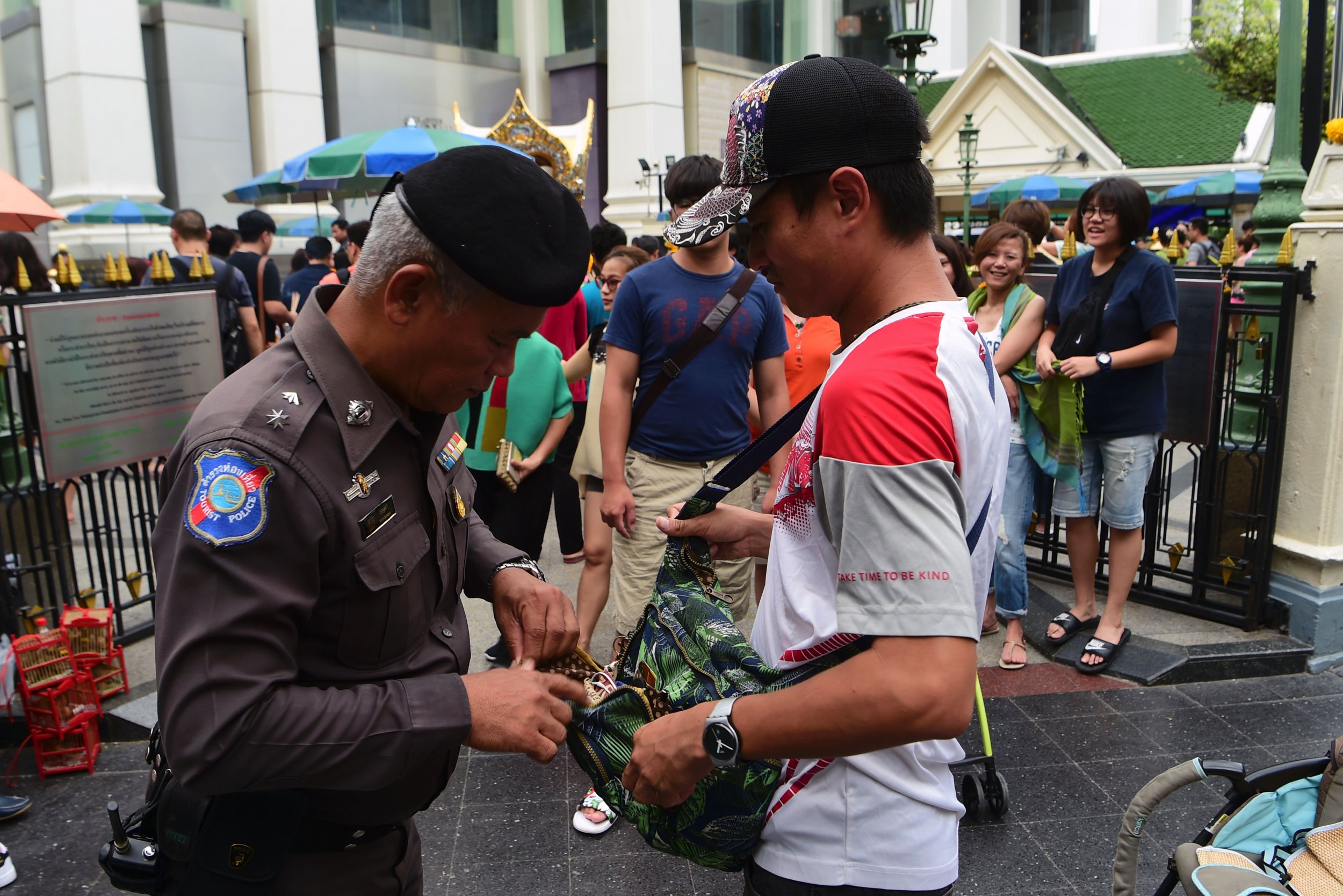 Thai police in Bangkok