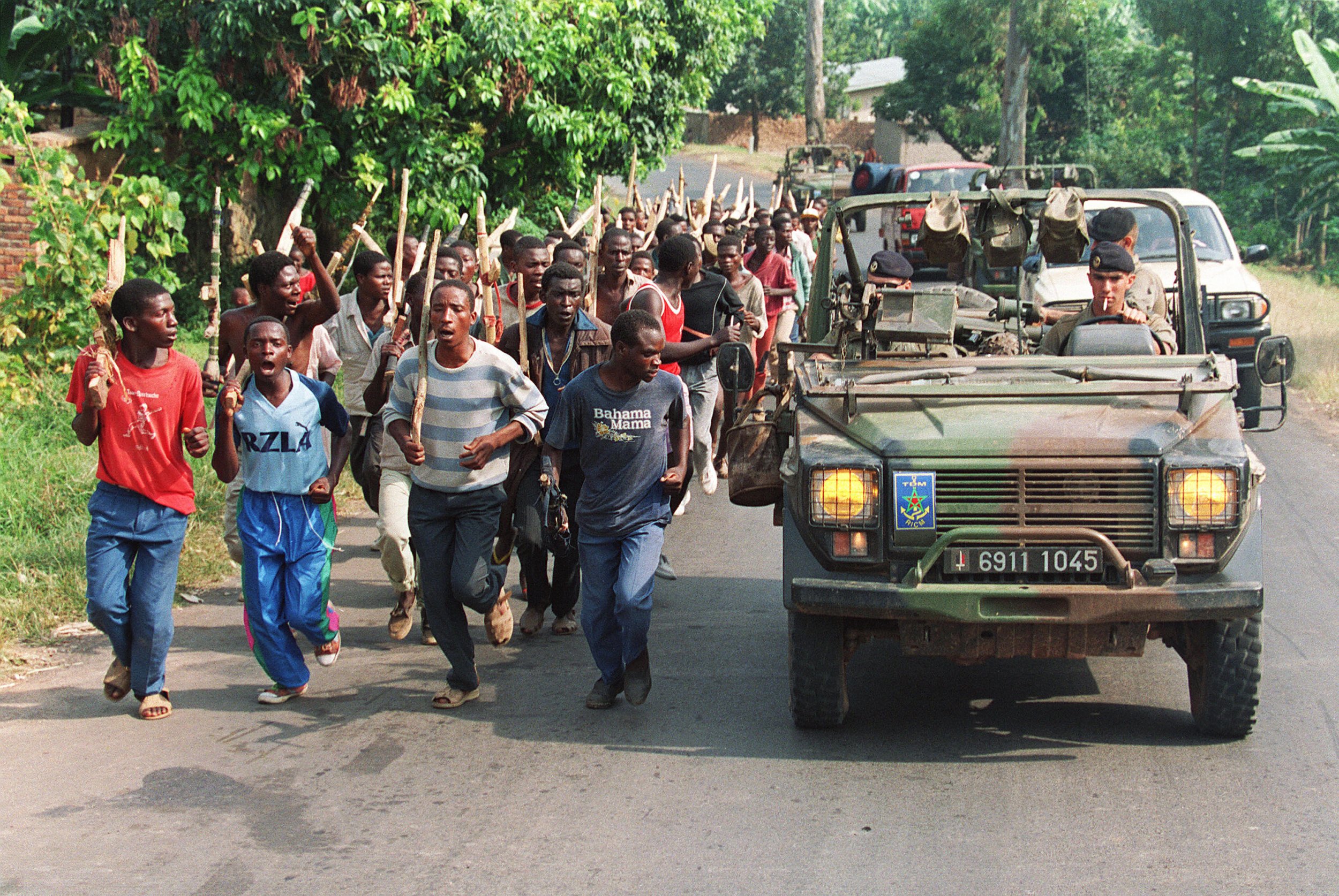 French soldiers in Rwanda