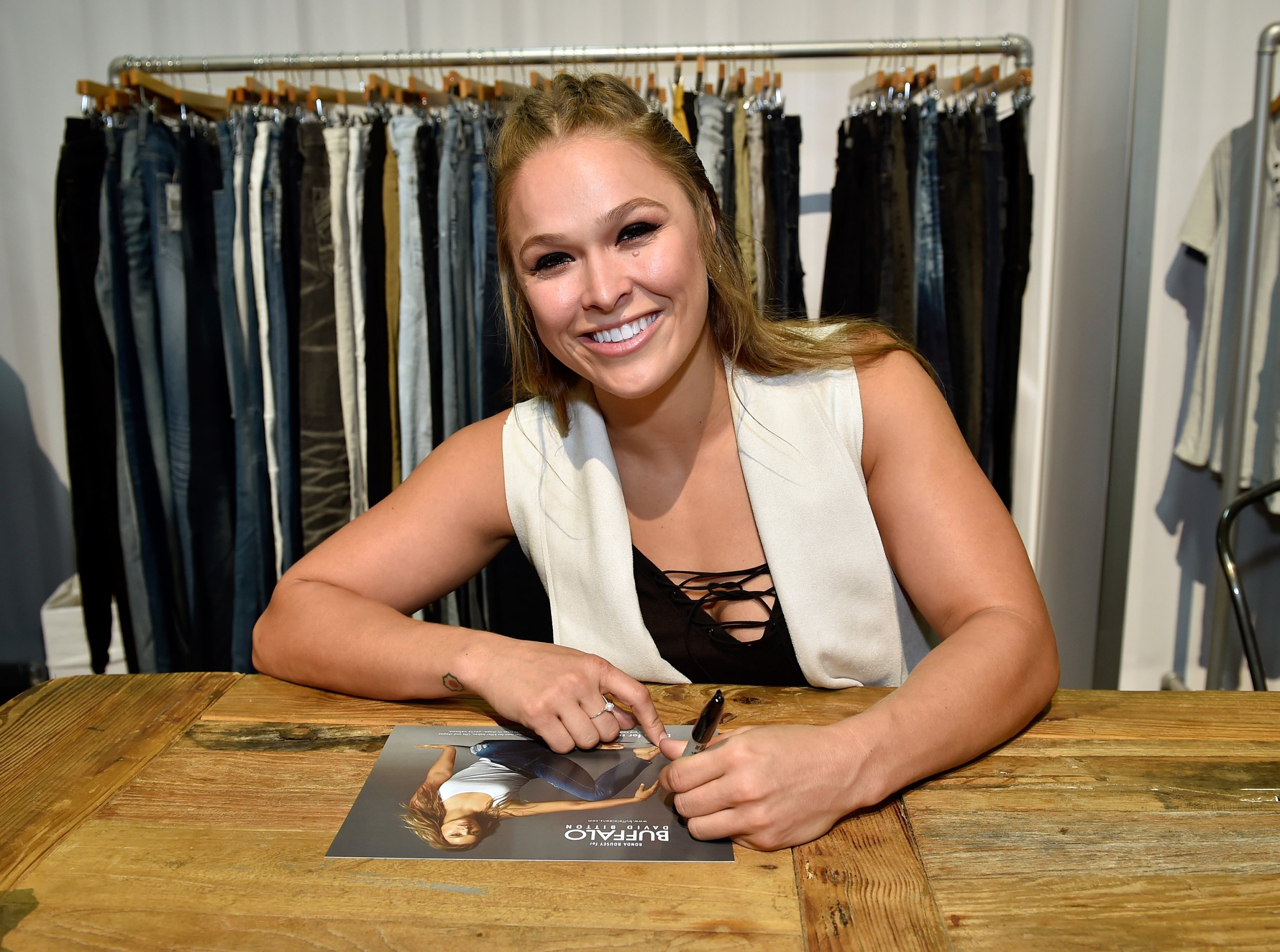 Former UFC women's bantamweight champion Ronda Rousey.