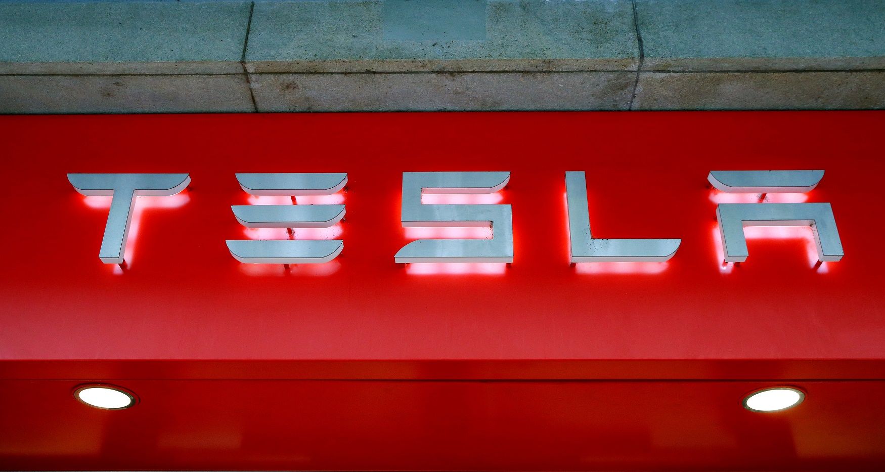 Tesla self-driving autonomous car