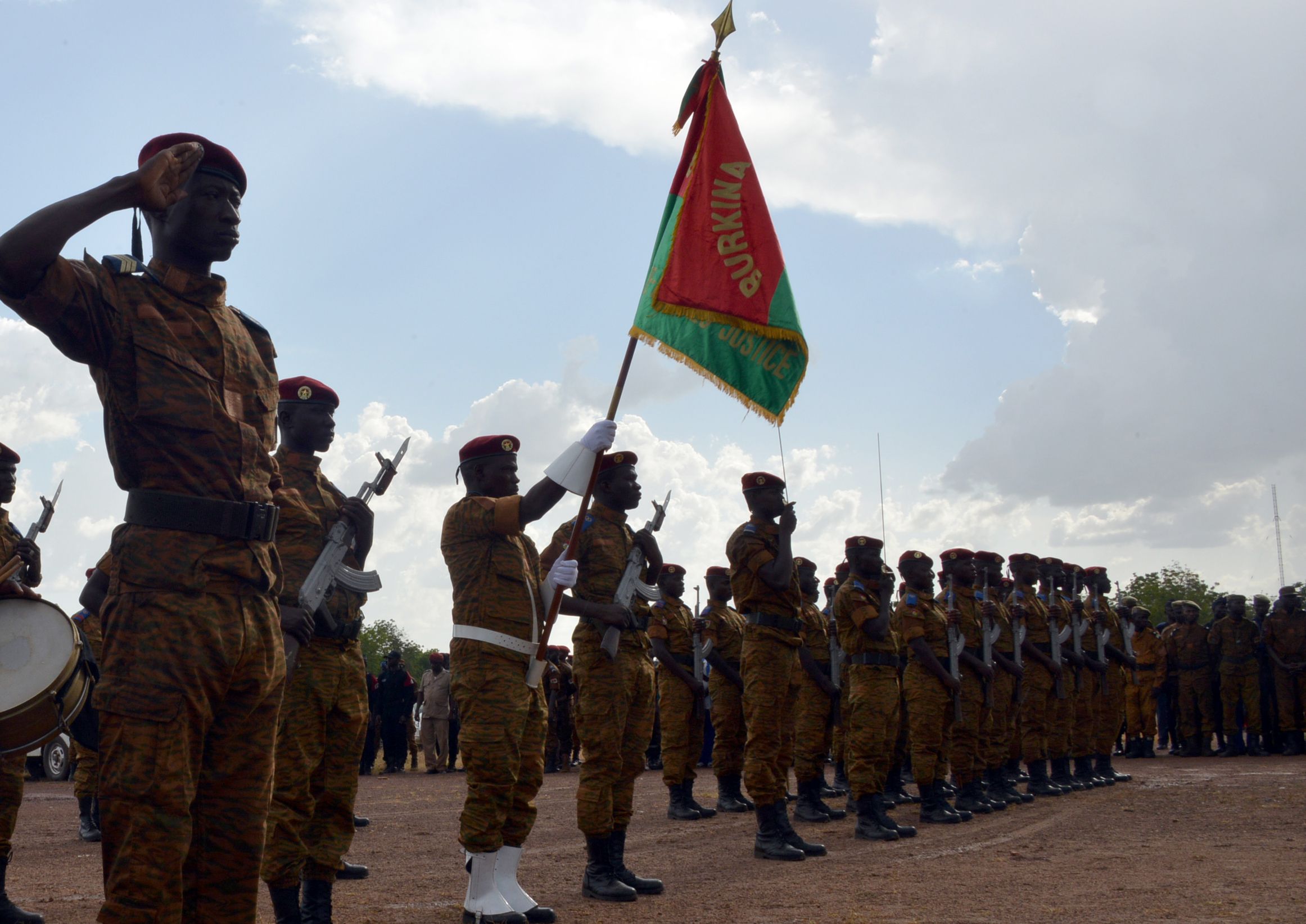 Burkina Faso soldier funeral