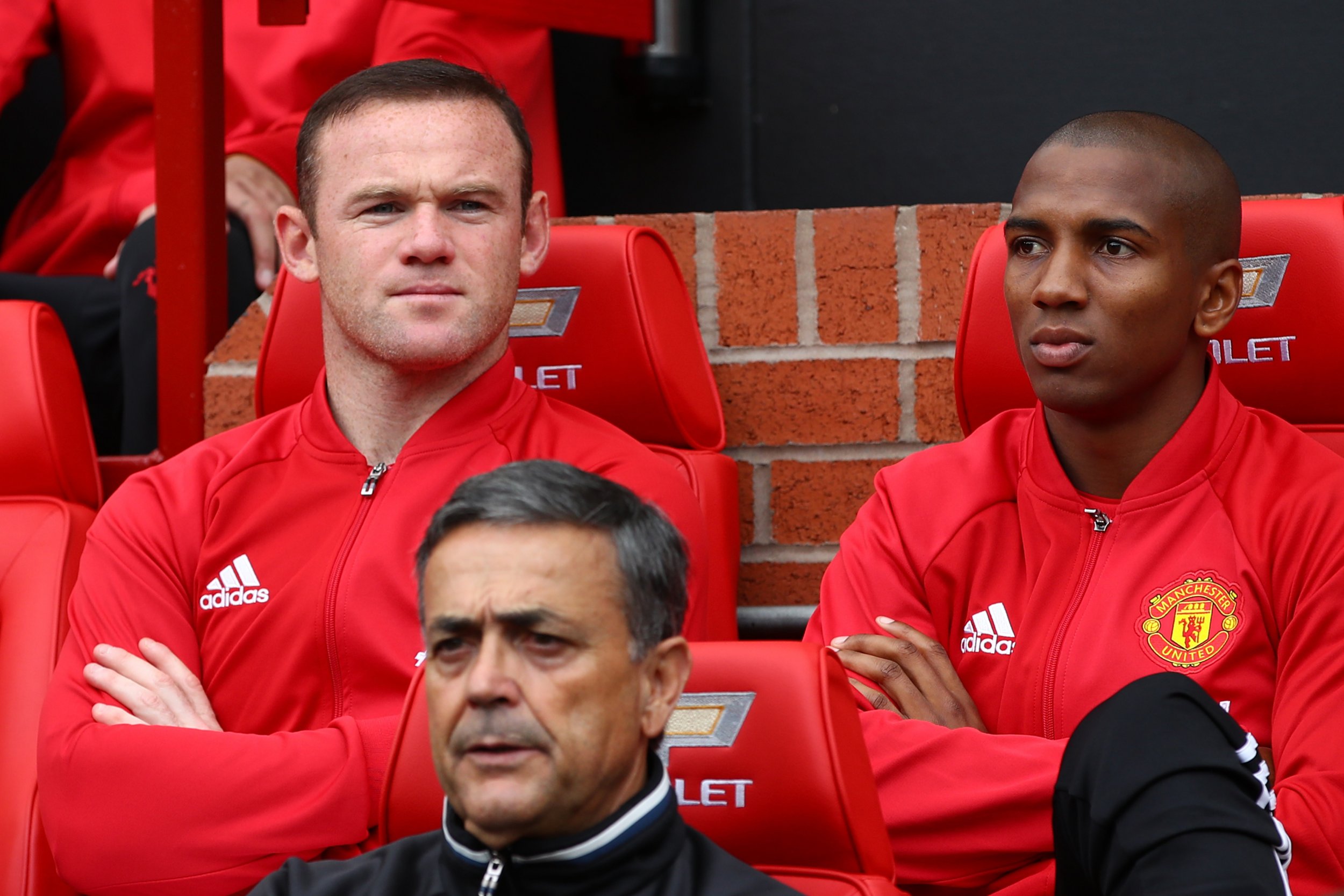 Wayne Rooney and Ashley Young