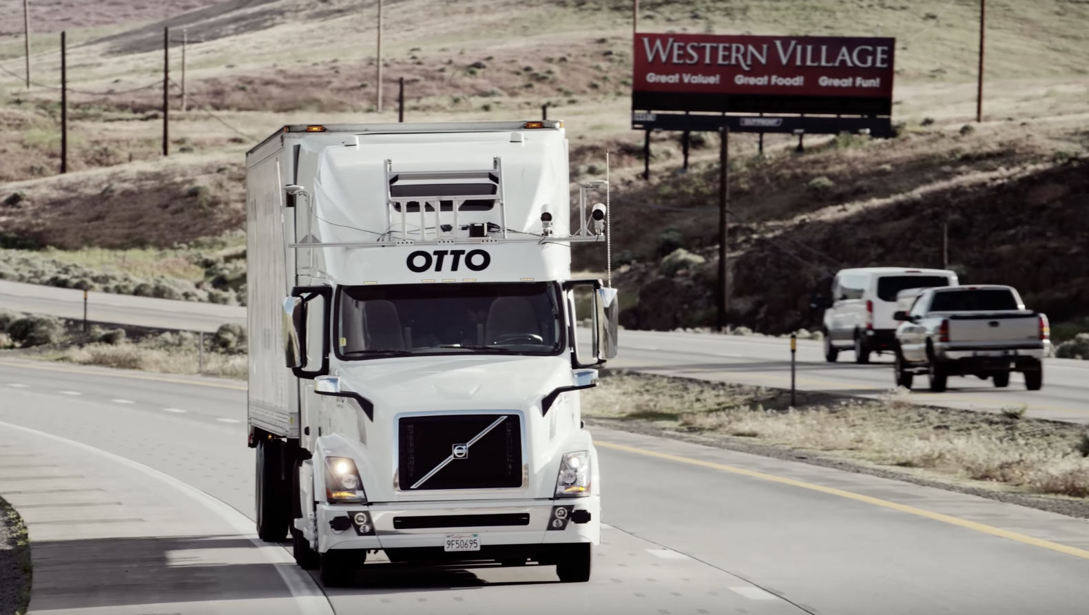 uber beer self-driving truck otto