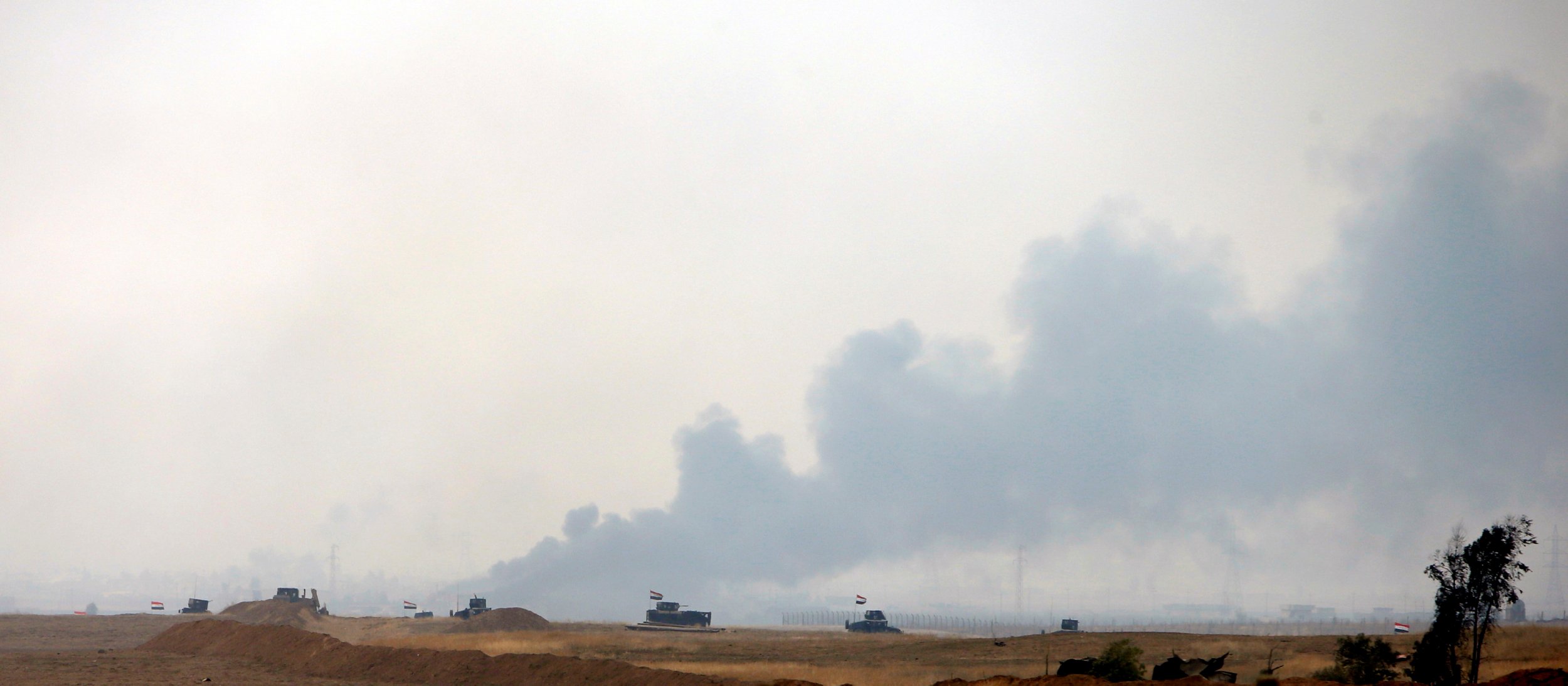 Iraqi soldiers in Bashiqa