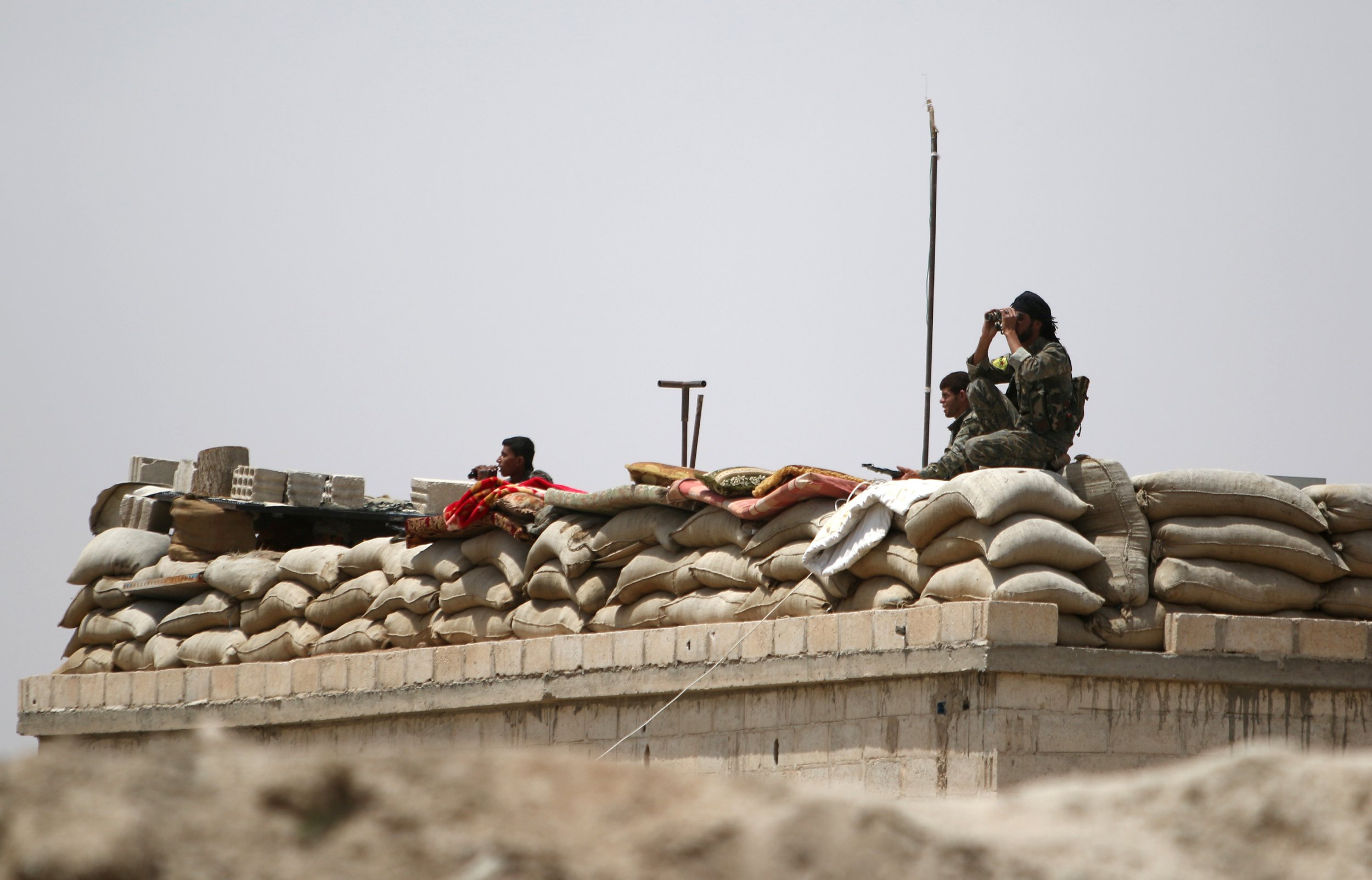 Lookout in Raqqa