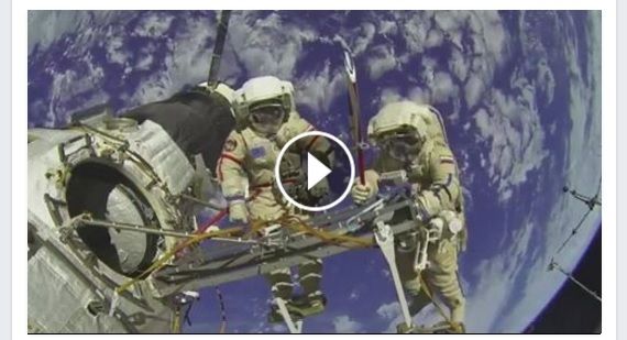 Facebook Live space ISS