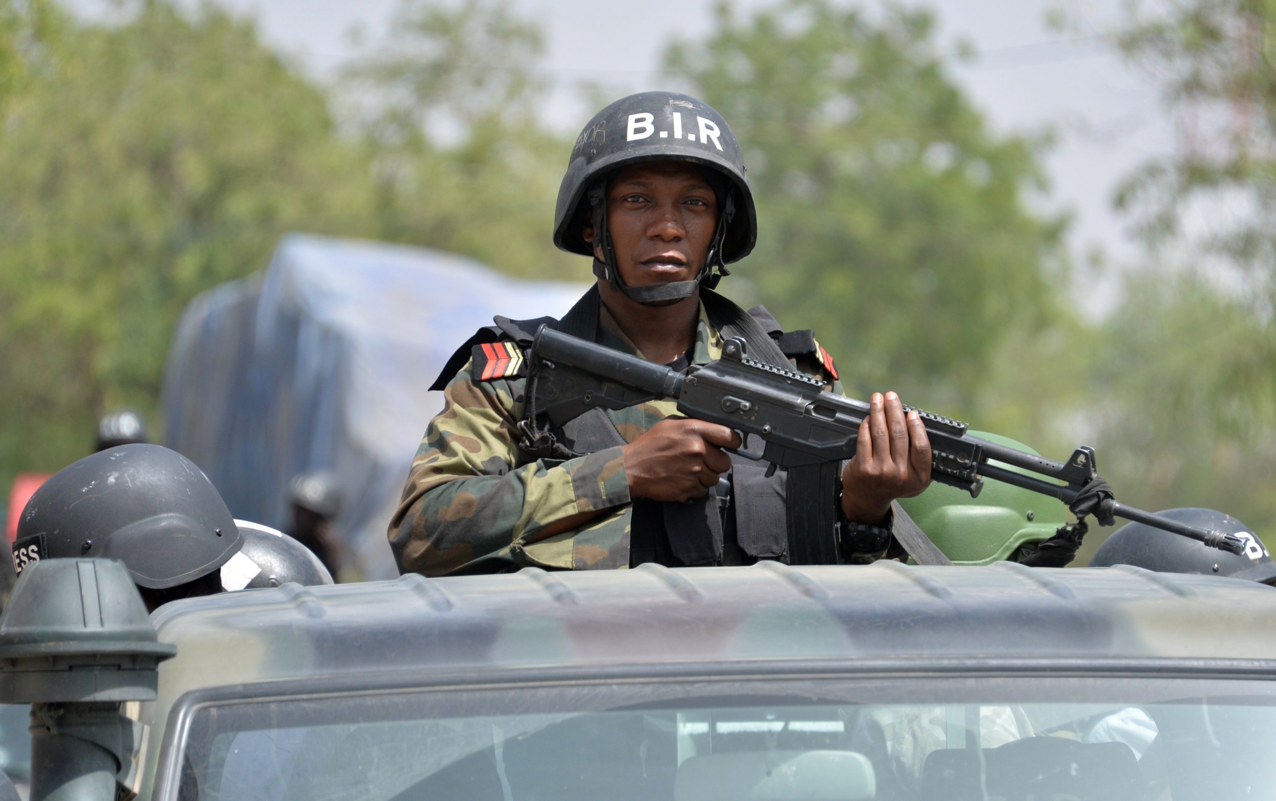 Cameroon soldier