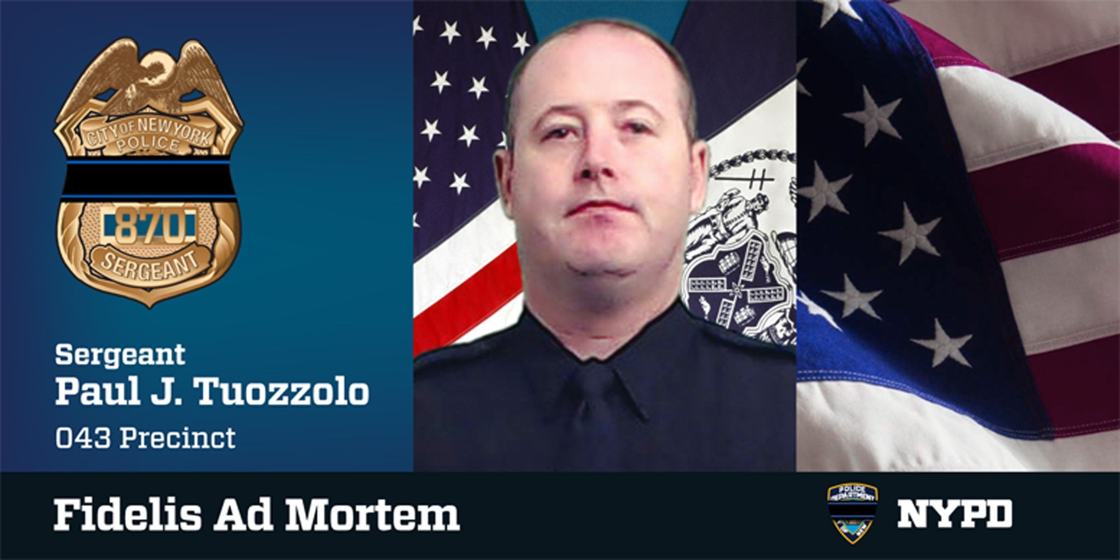 Blue Lives matter Fidelis ad Mortem.