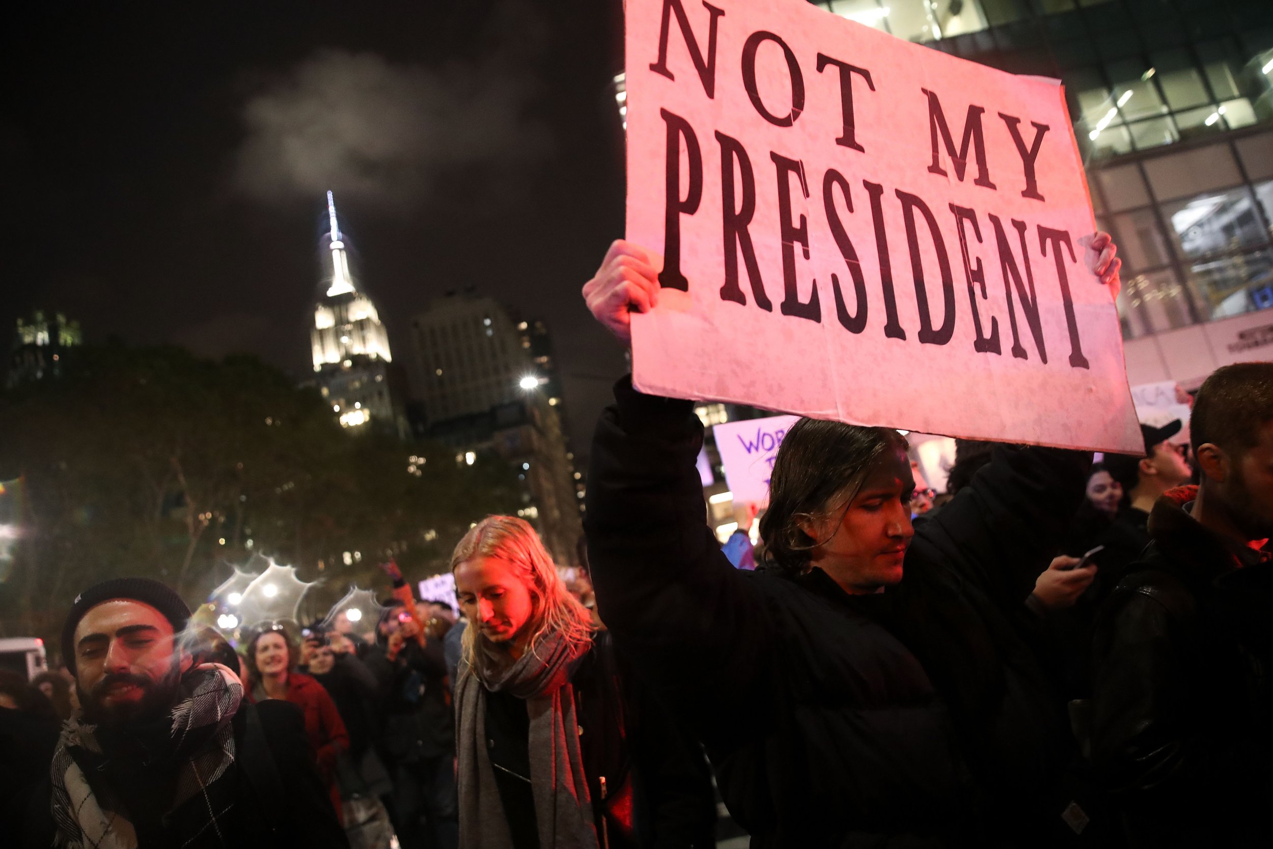 Trump protest NYC