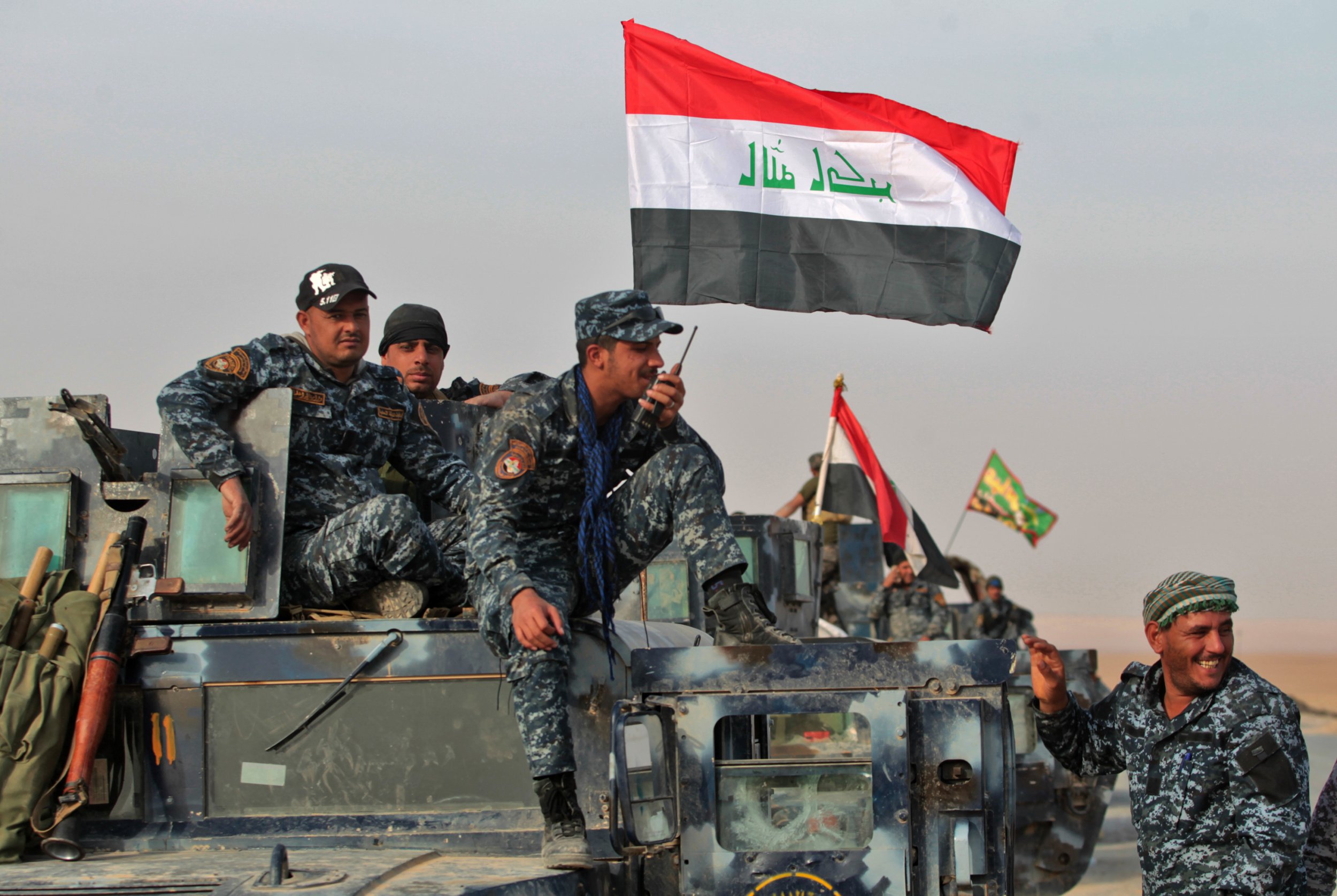 Iraqi forces near Mosul
